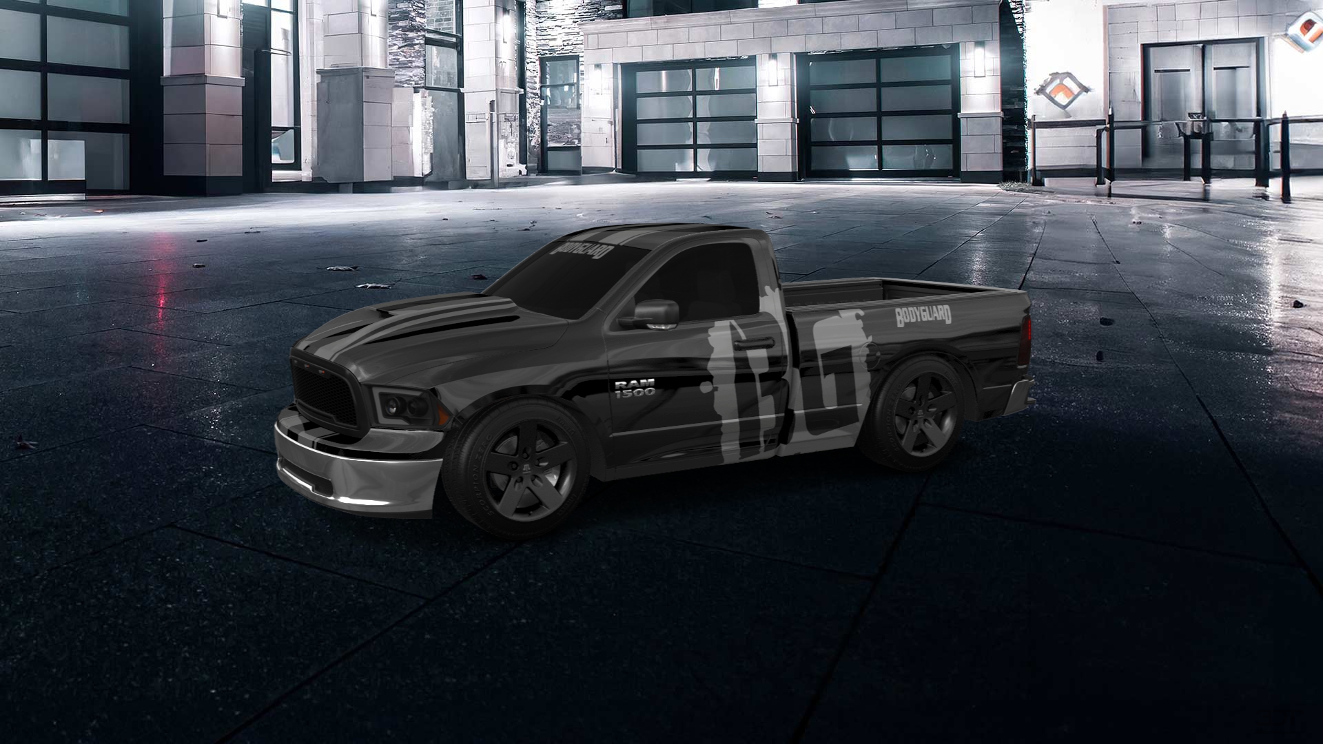 Dodge Ram 1500 6.4' box Regular Cab 2 Door pickup truck 2009 tuning