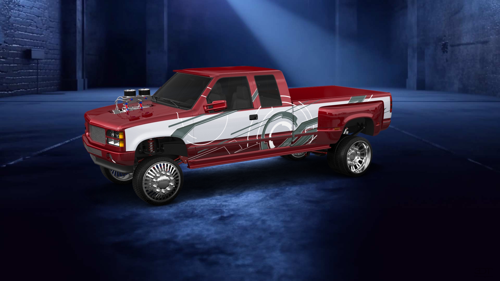 Chevrolet K3500 Extended Cab Pickup Truck 1988 tuning