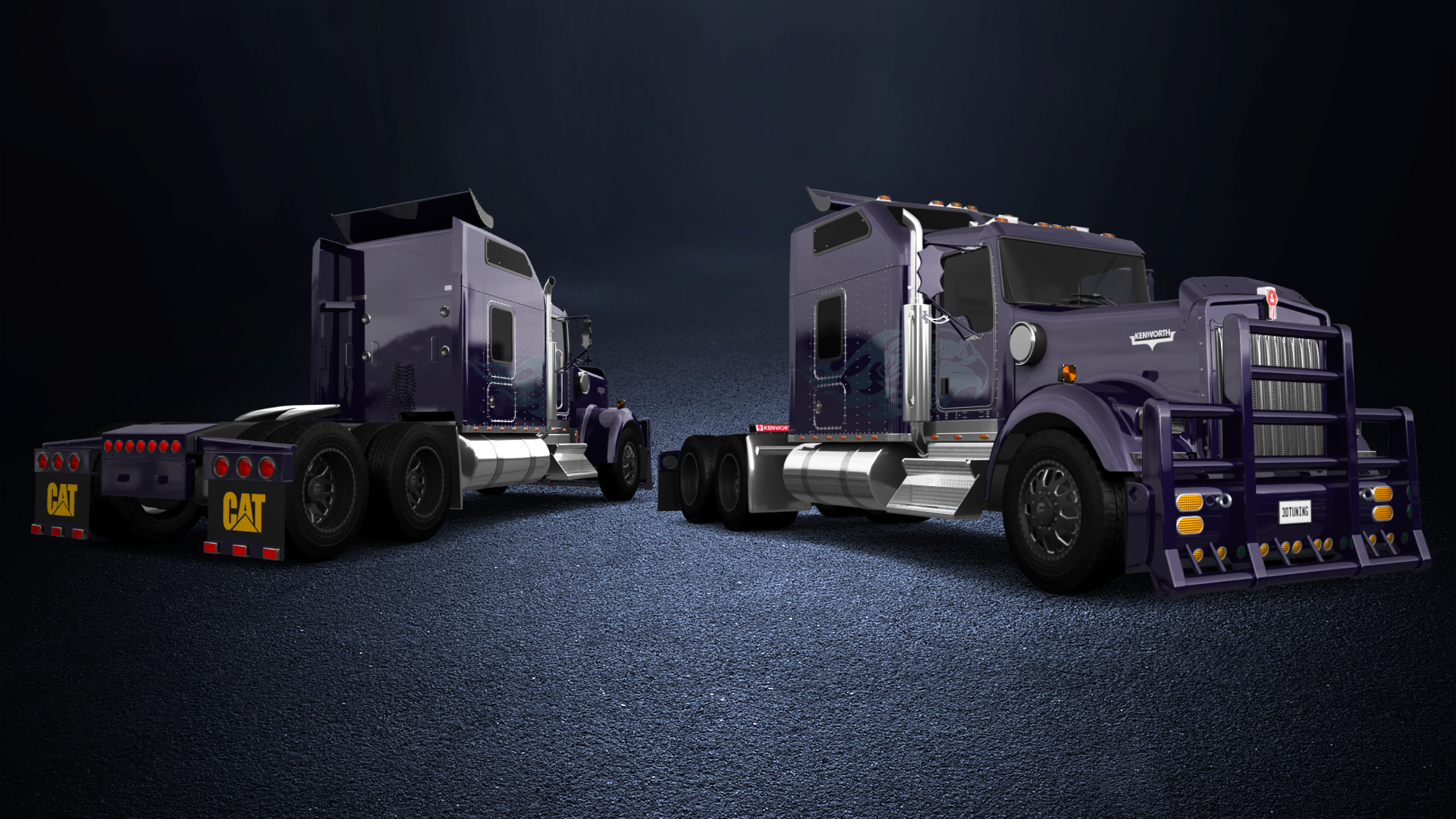 Kenworth W900 Sleeper Cab Truck 2015 tuning
