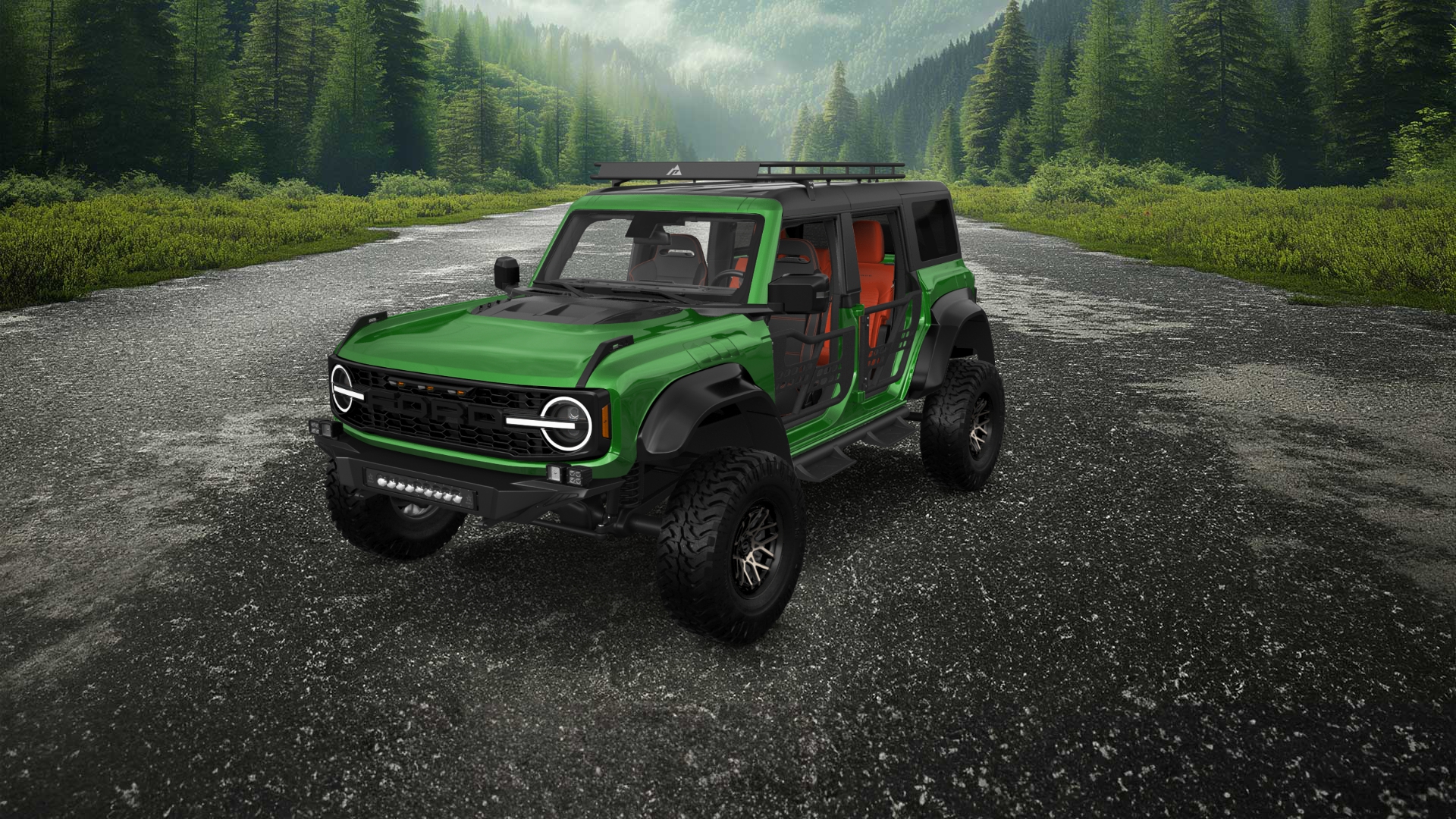 Ford Bronco Raptor 4 Door pickup truck 2022 tuning