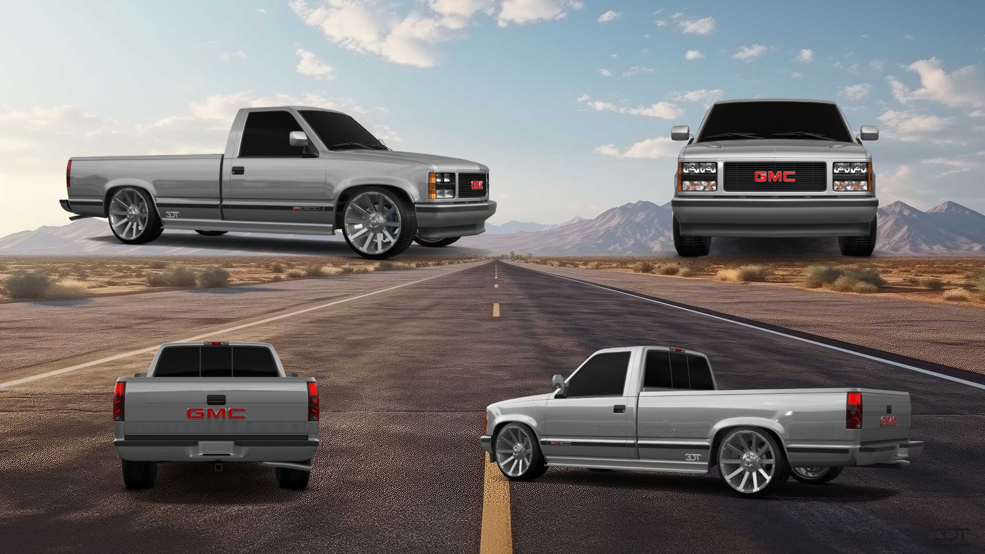 GMC Sierra 1500 2 Door pickup truck 1988 tuning