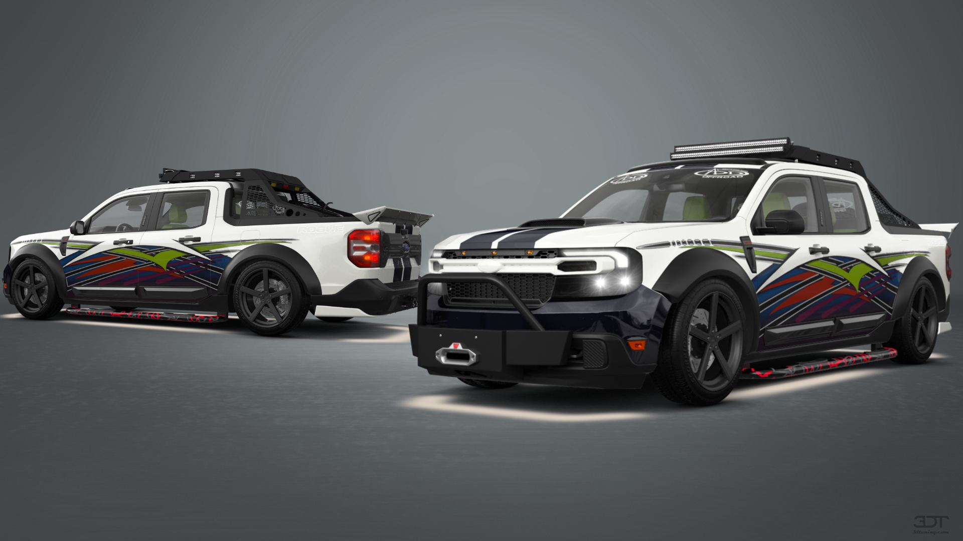 Ford Maverick 4 Door pickup truck 2022 tuning