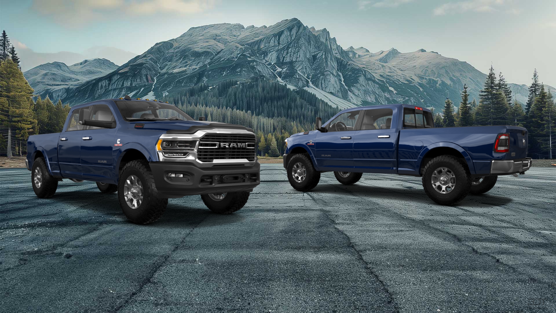 Dodge Ram 2500 4 Door pickup truck 2020 tuning