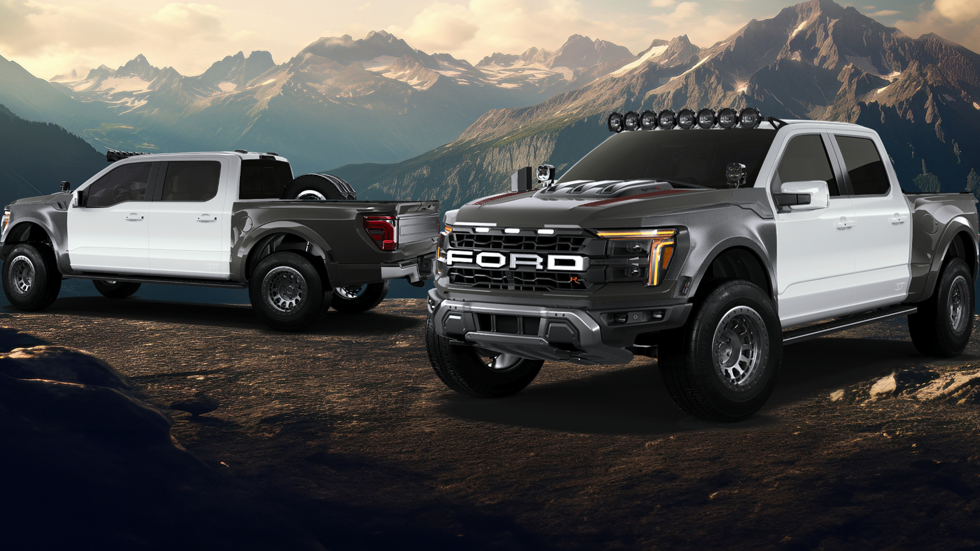 Ford F-150 Raptor 4 Door pickup truck 2024 tuning