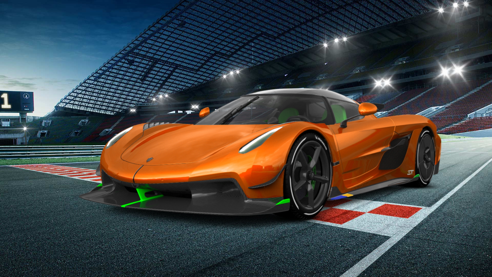 Koenigsegg Jesko 2 door targa top 2020 tuning