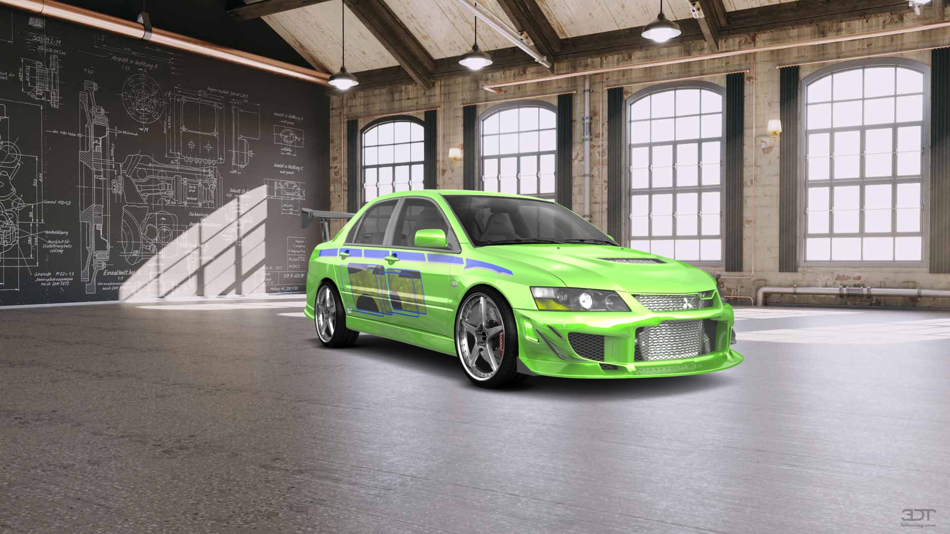 Mitsubishi Lancer Evo IX 4 Door Saloon 2005 tuning