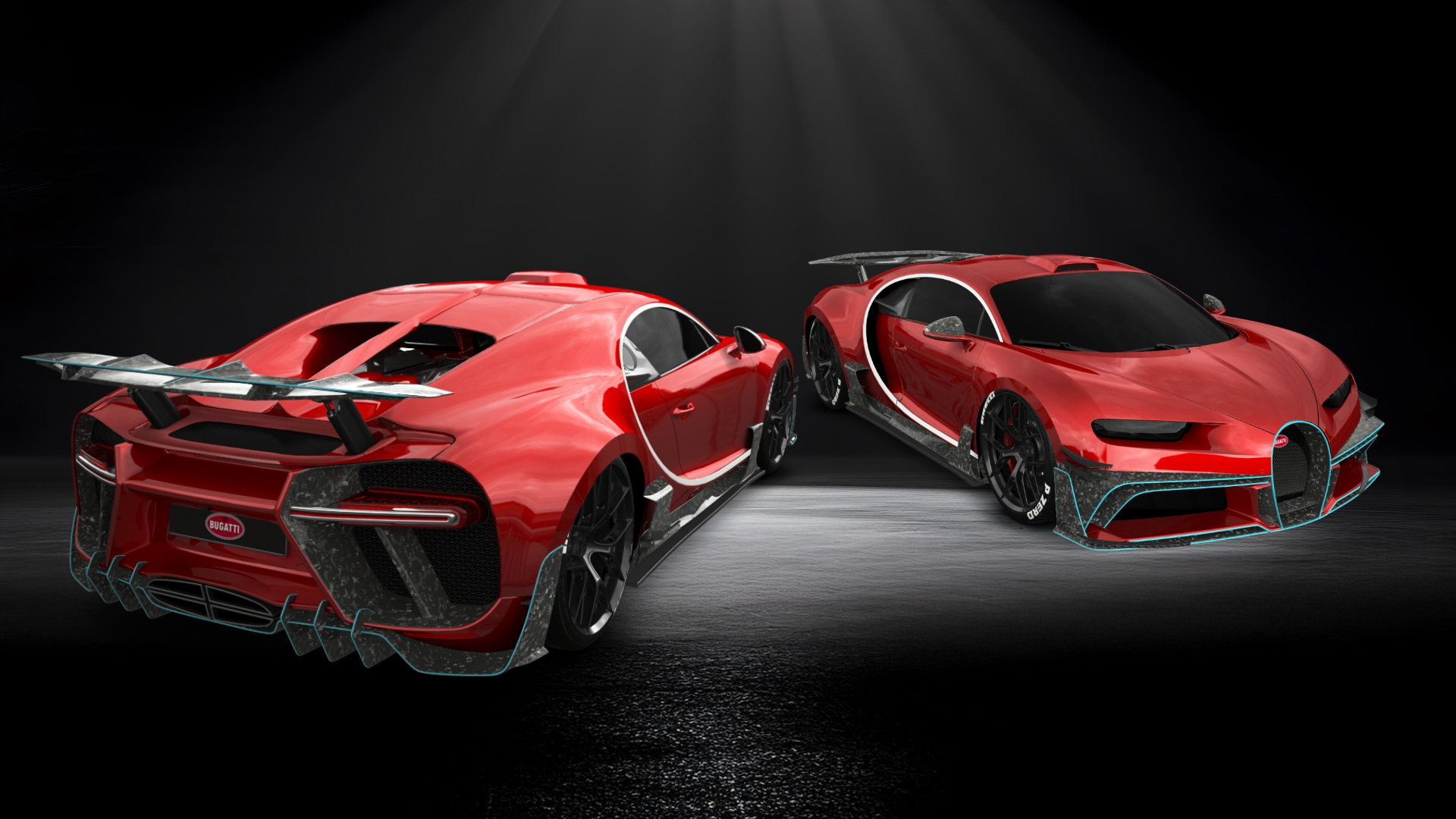 Bugatti Chiron 2 Door Coupe 2016 tuning