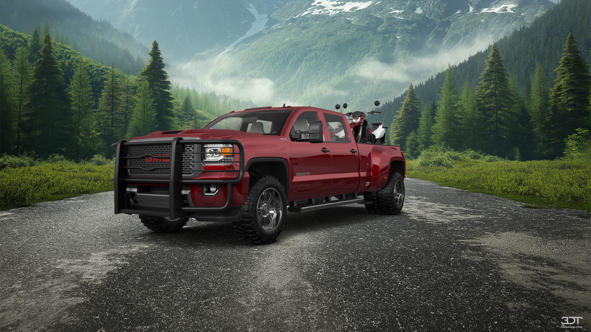 GMC Sierra 3500 HD Crew Cab 4 Door pickup truck 2015 tuning