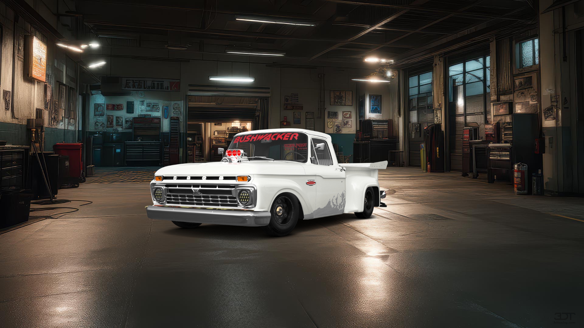 Ford F-100 Flareside 2 Door pickup truck 1961 tuning