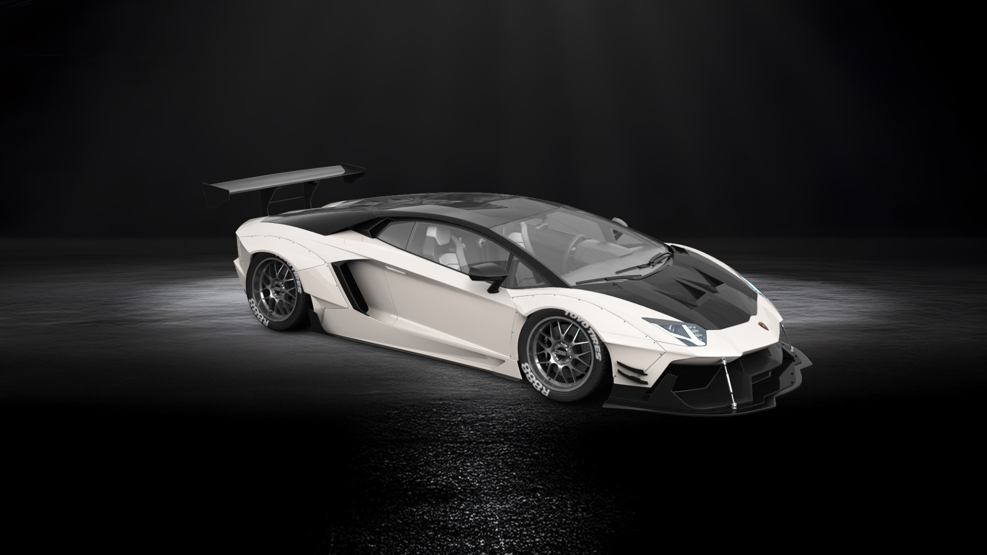 Lamborghini Aventador 2 Door Coupe 2012 tuning