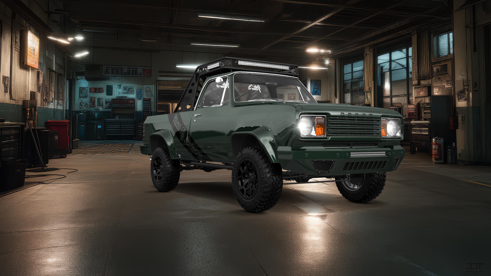 Dodge Power Wagon W200 2 Door pickup truck 1977 Images