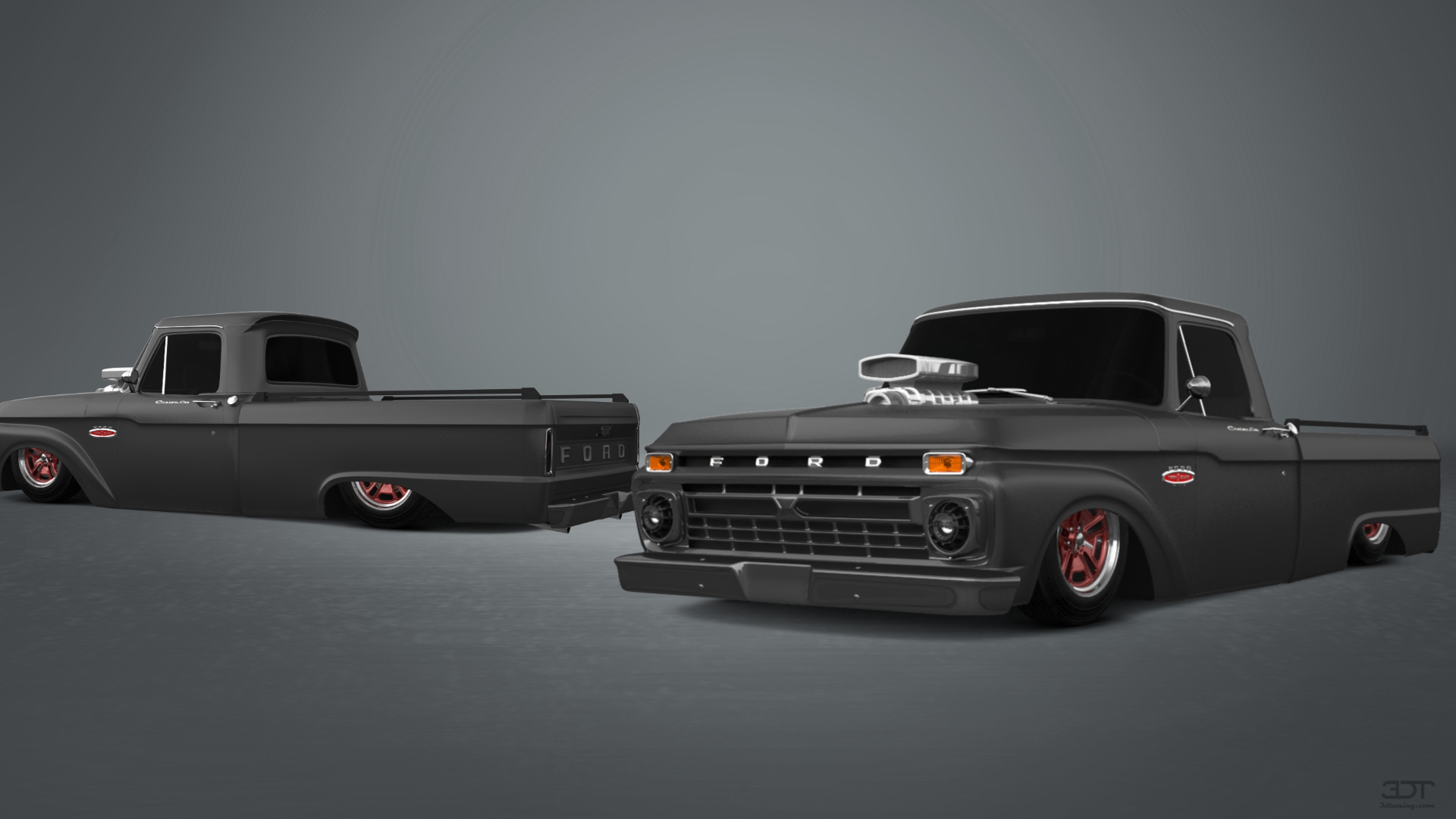Ford F-100 Custom Cab 2 Door pickup truck 1966