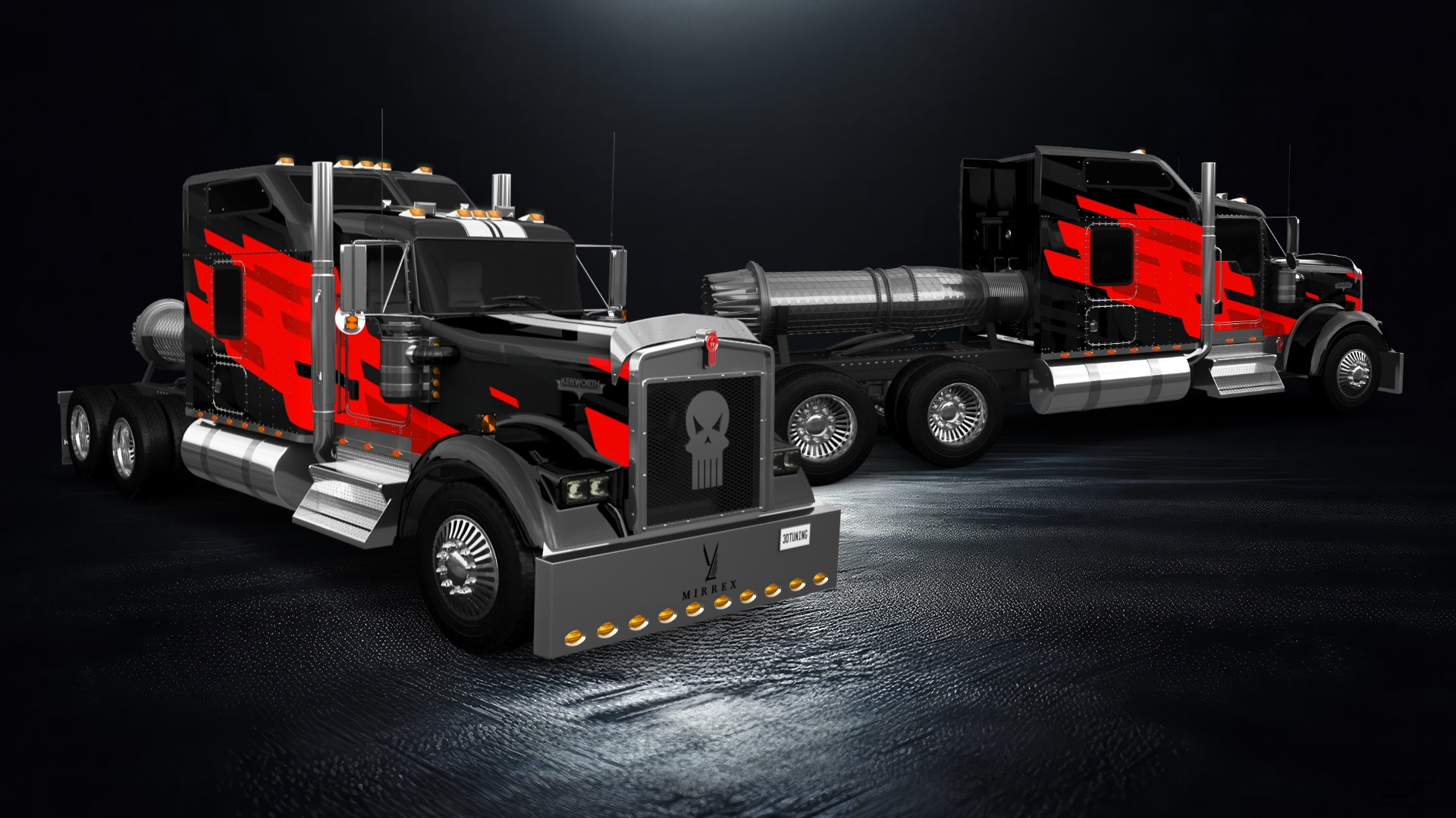 Kenworth W900 Sleeper Cab Truck 2015 tuning