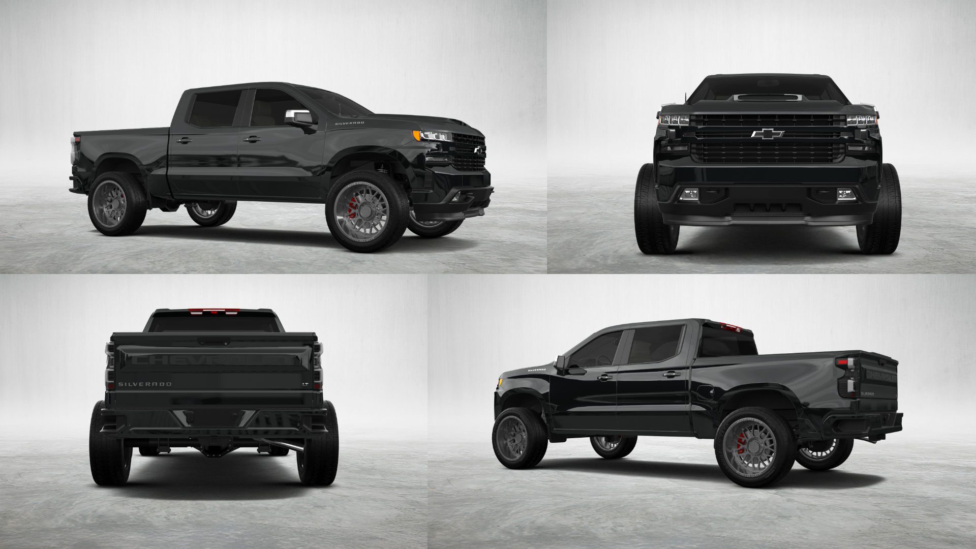 Chevrolet Silverado 1500 4 Door pickup truck 2019 tuning