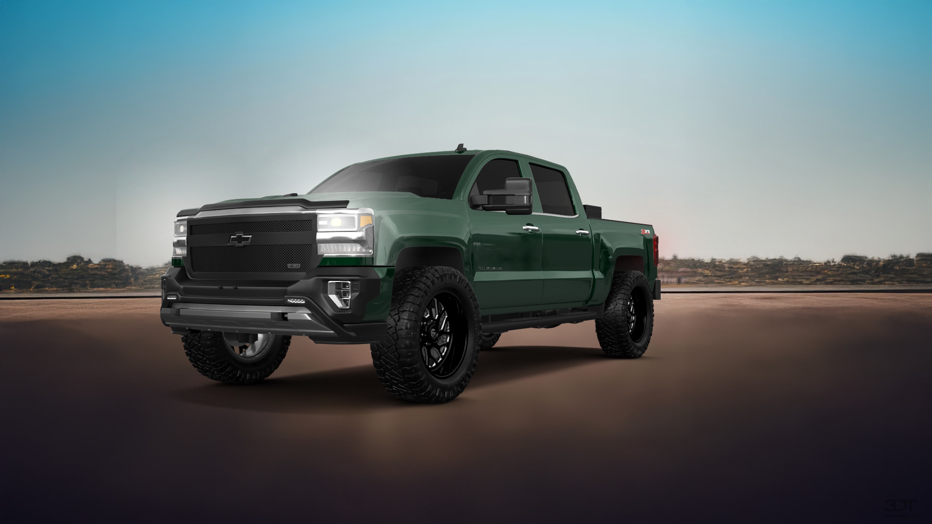 Chevrolet Silverado 1500 4 Door pickup truck 2016 tuning