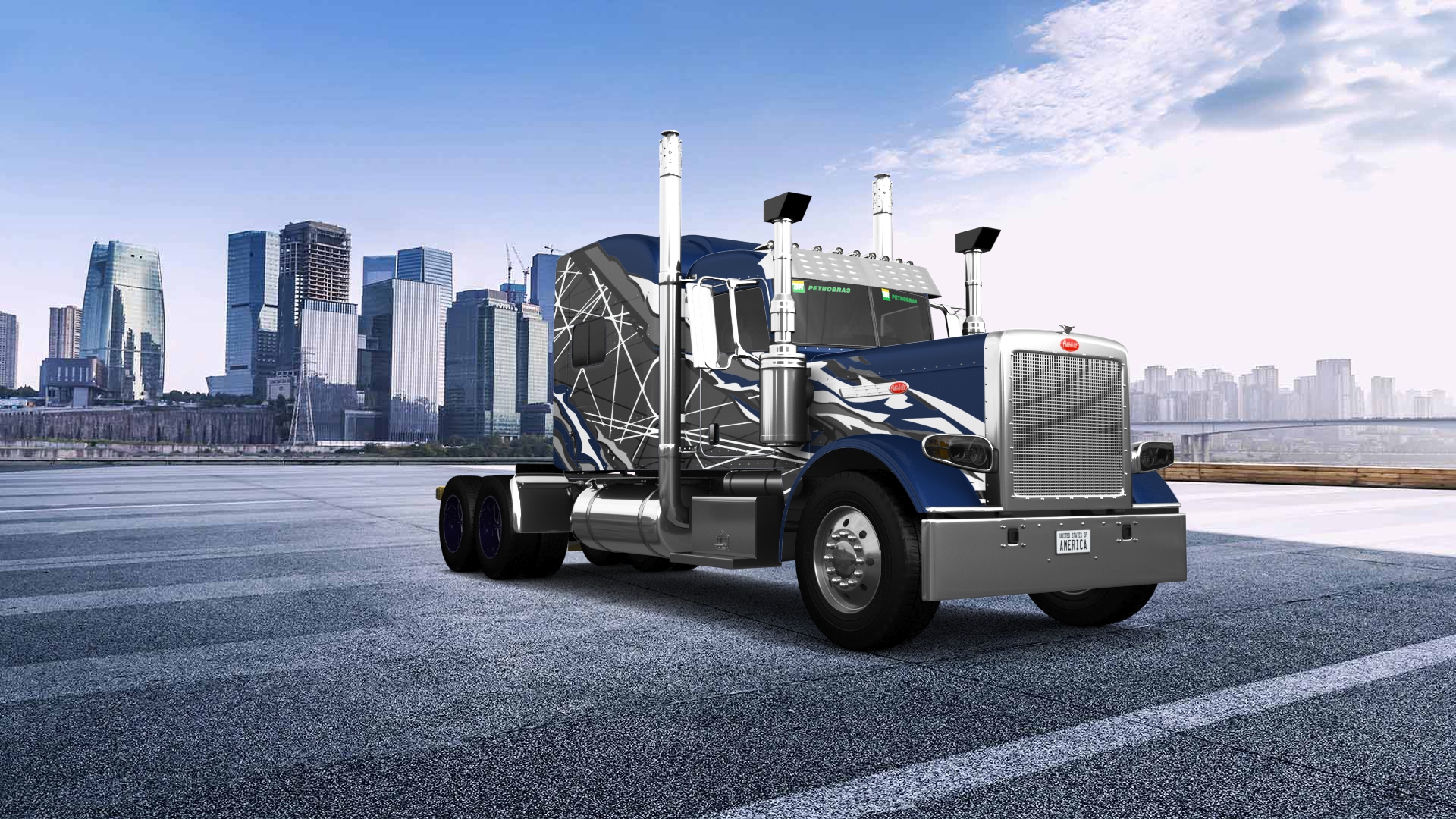 Peterbilt 389 Sleeper Cab Truck 2016 tuning