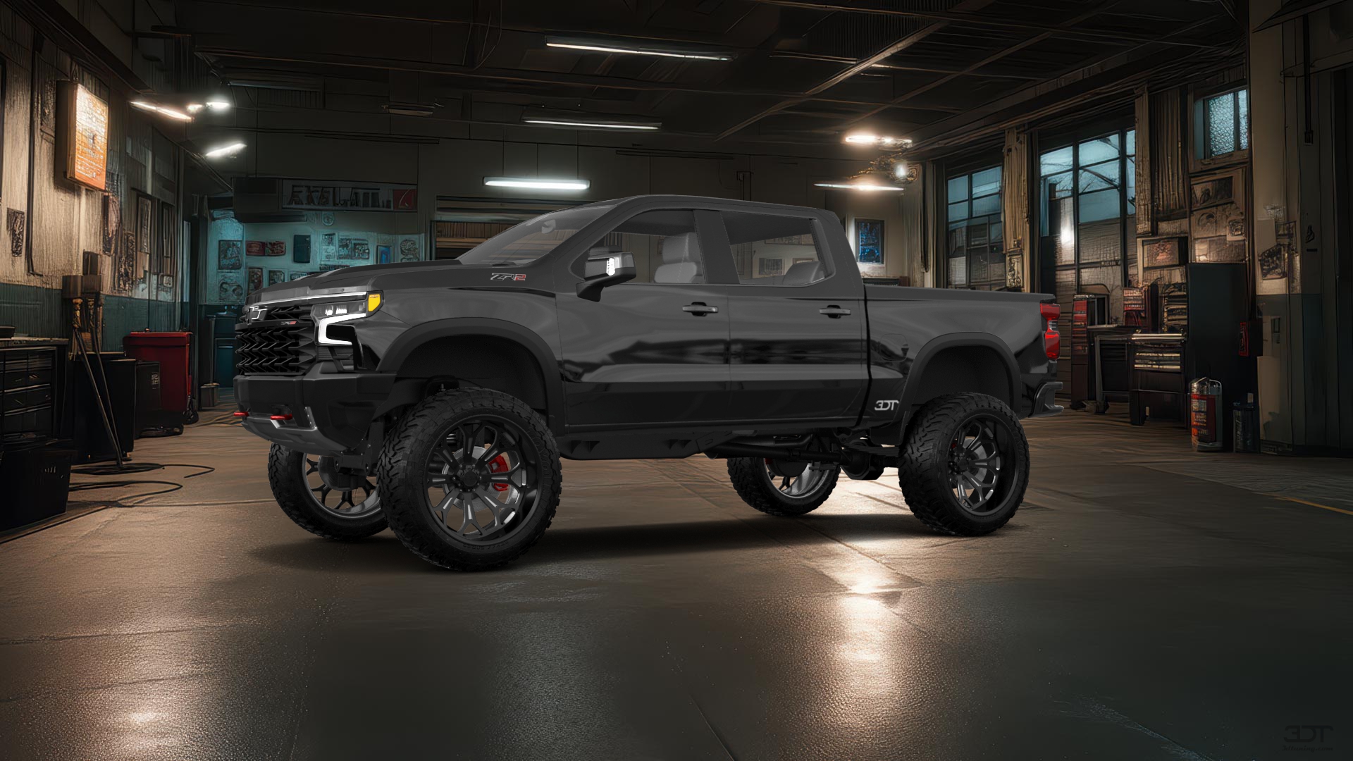 Chevrolet Silverado 1500 Crew Cab 5.8 ft box 4 Door pickup truck 2023 tuning