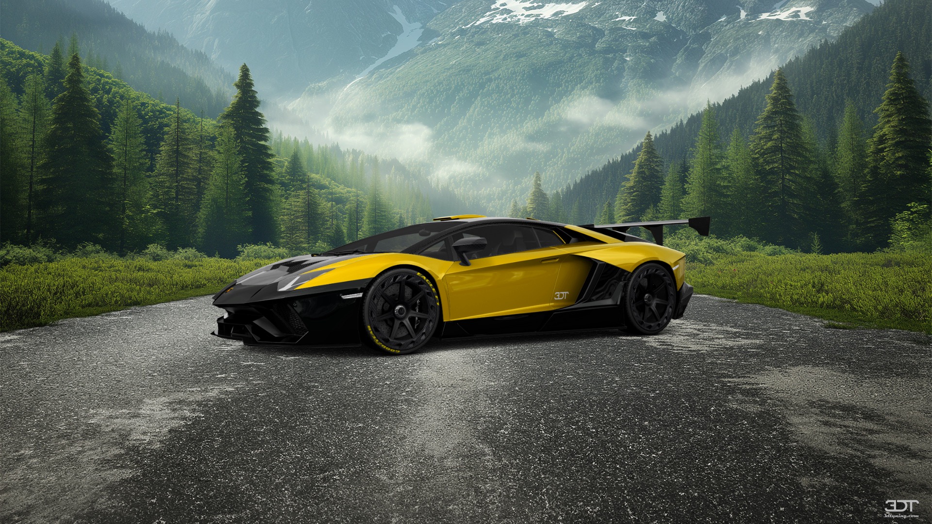 Lamborghini Aventador 2 Door Coupe 2012 tuning
