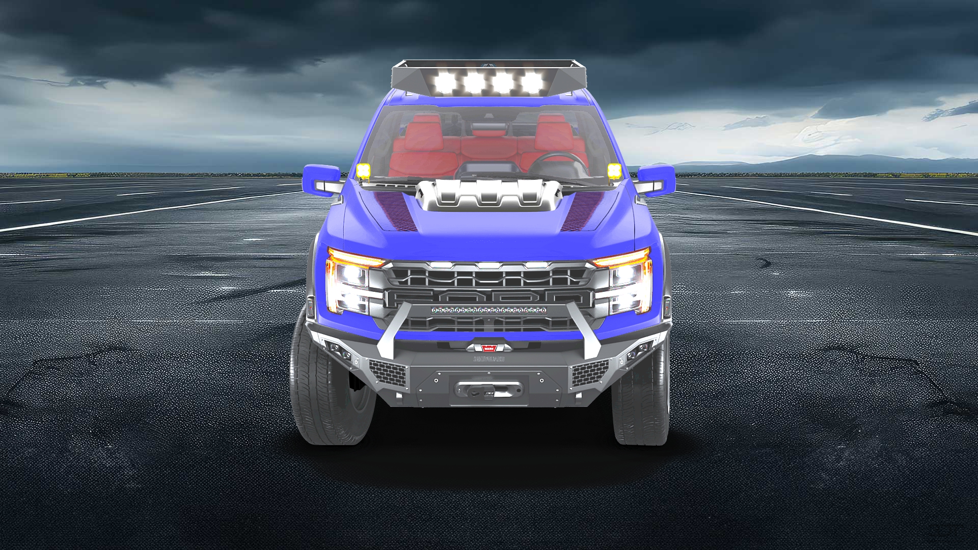 Ford F-150 Raptor 4 Door pickup truck 2024 Images