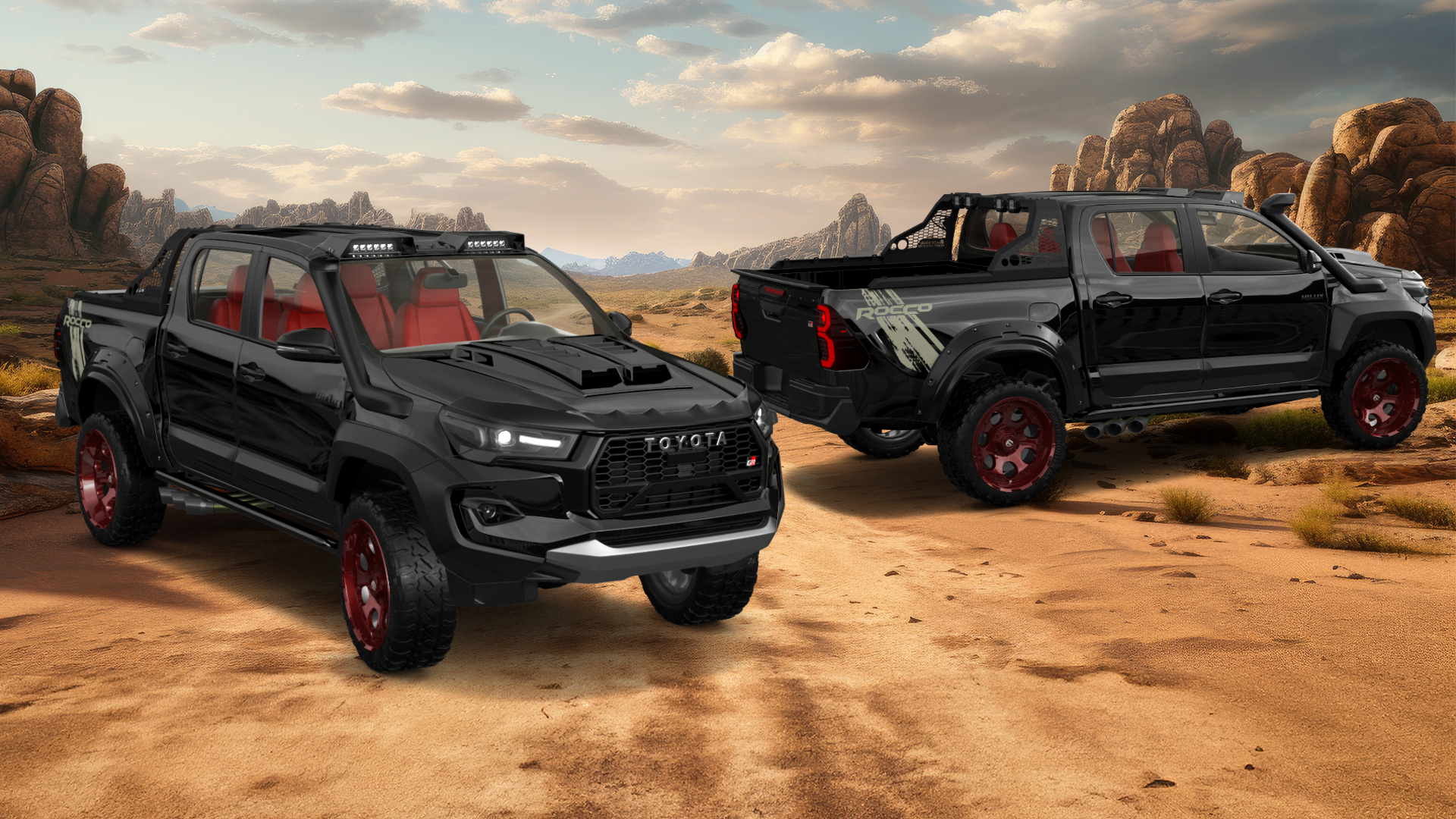 Toyota Hilux Double Cab 4 Door pickup truck 2015 tuning