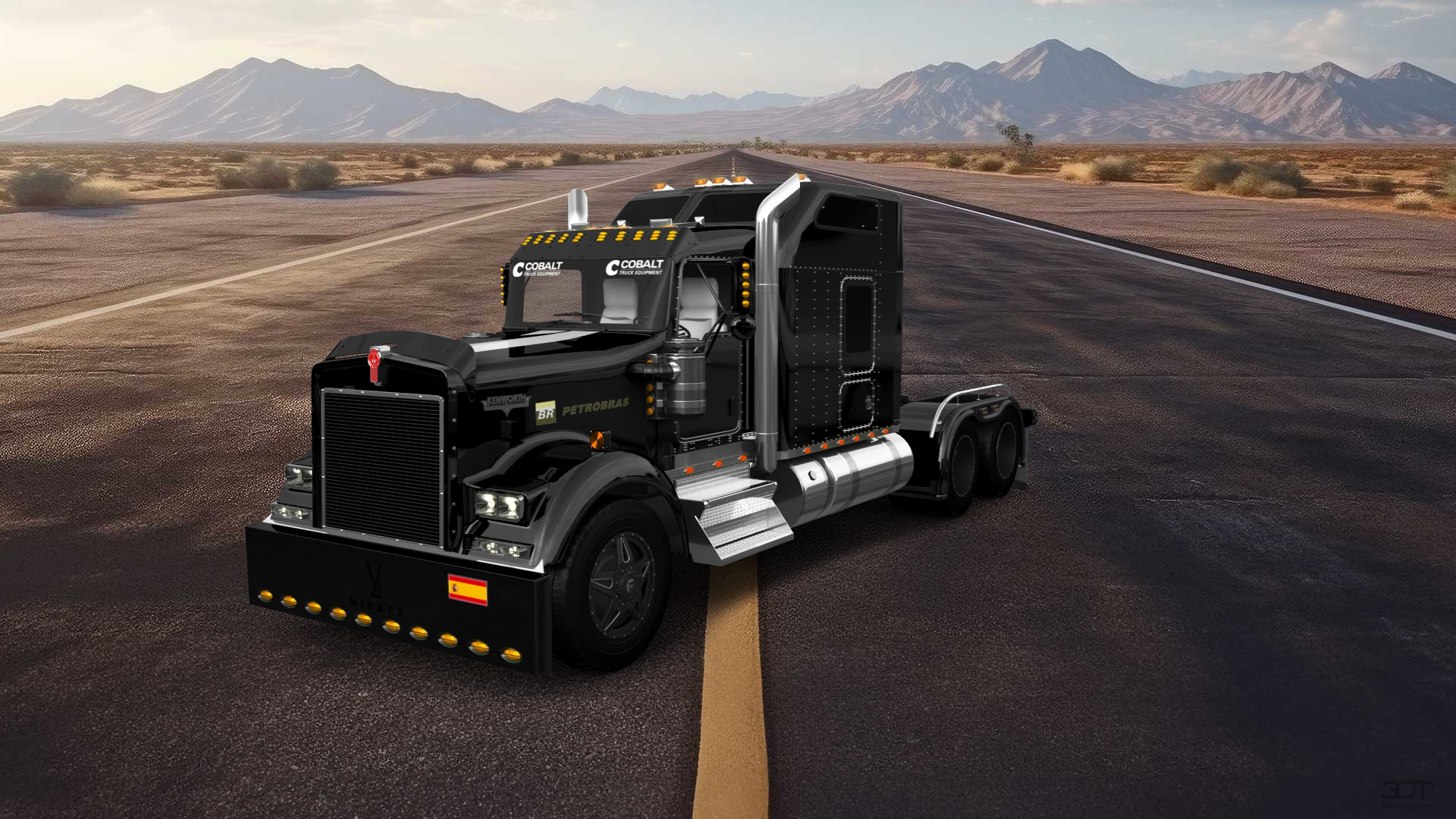 Kenworth W900 Sleeper Cab Truck 2015 tuning