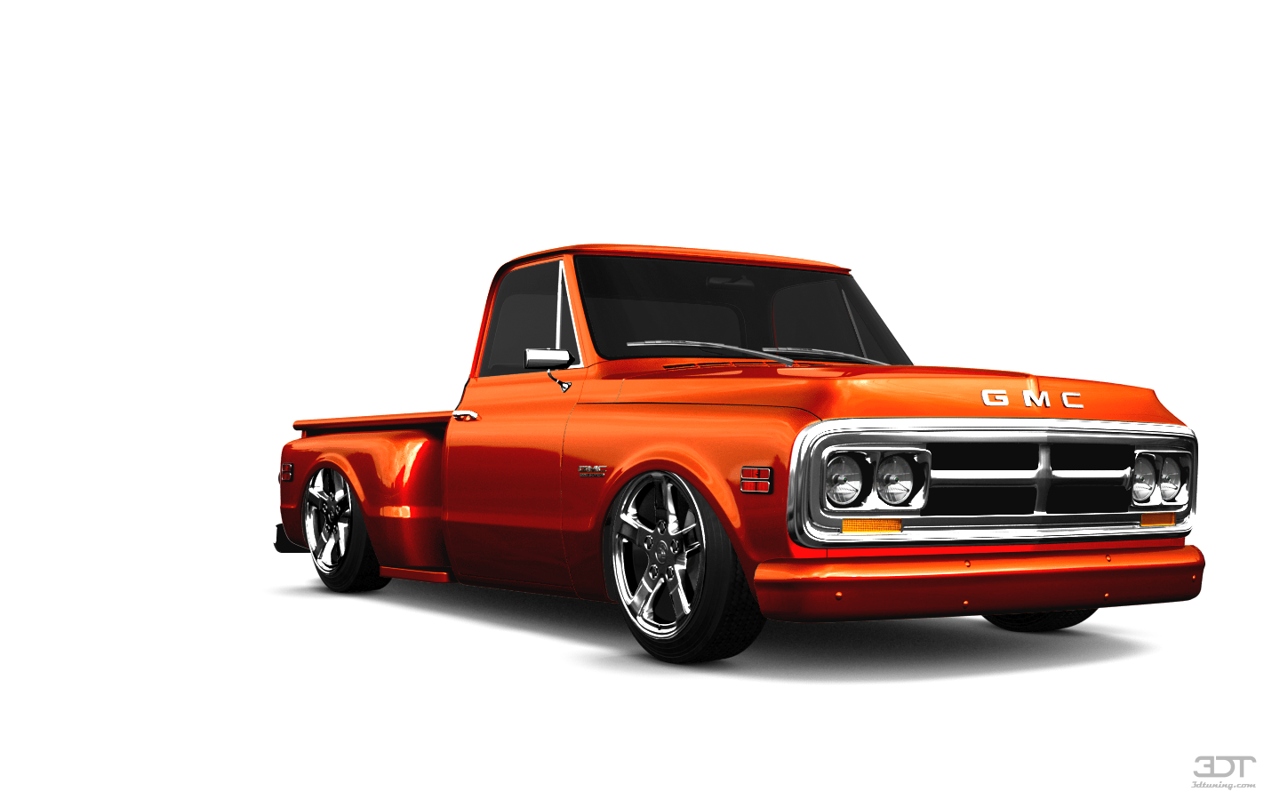 Tuning GMC K1500 2 Door pickup truck 1971