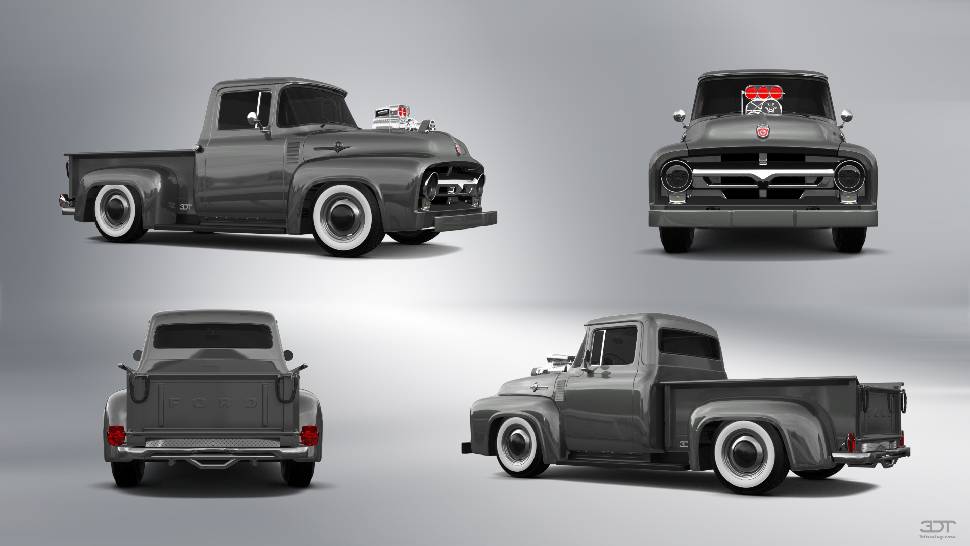 Ford F-100 2 Door truck 1956 tuning