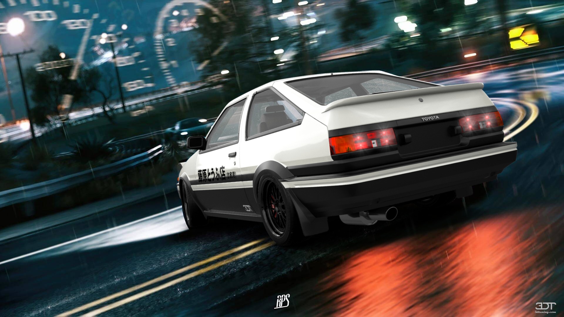 Toyota AE86 3 Door Hatchback 1985 tuning