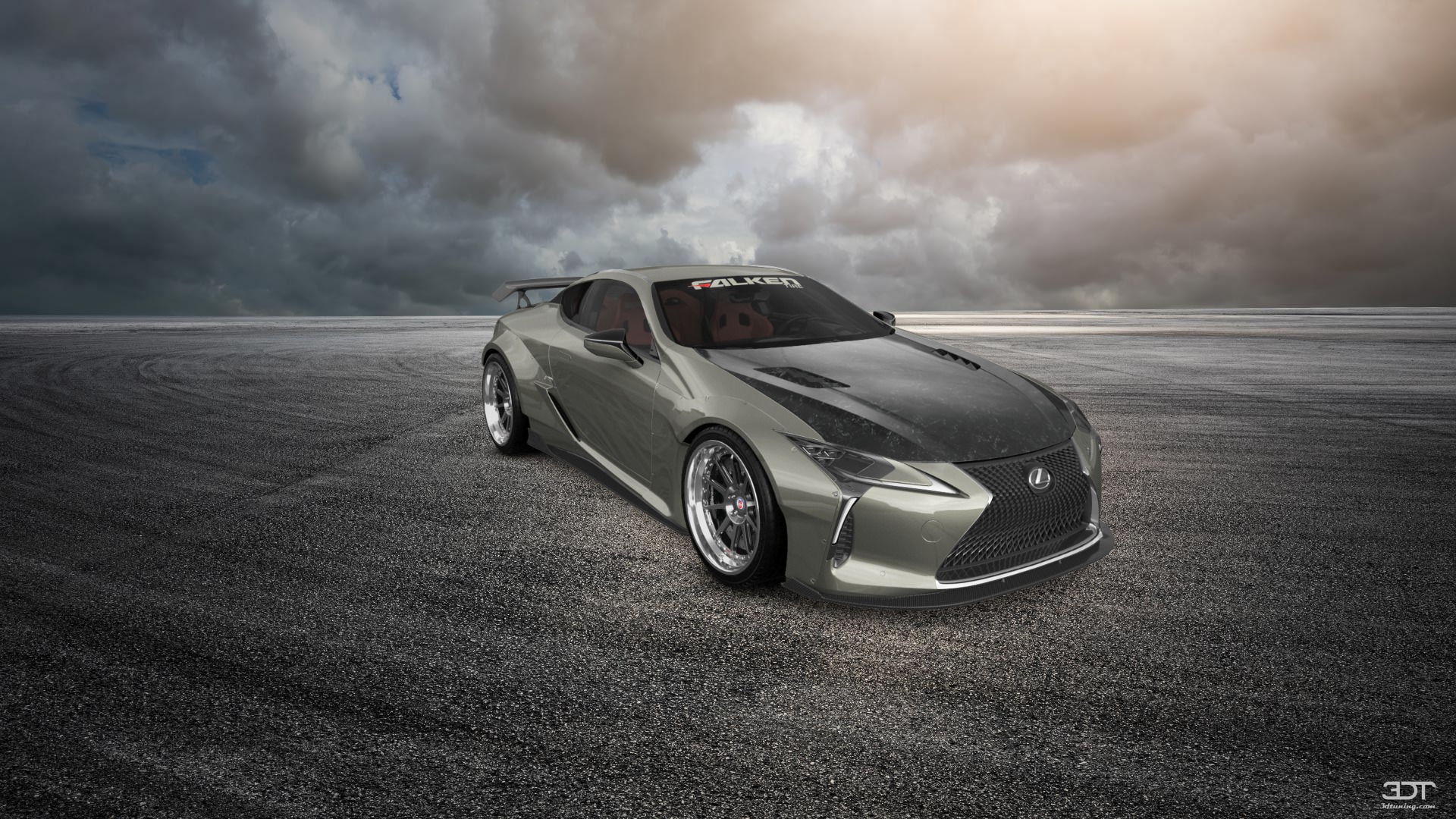 Lexus LC500 2 door fastback coupe 2017 tuning