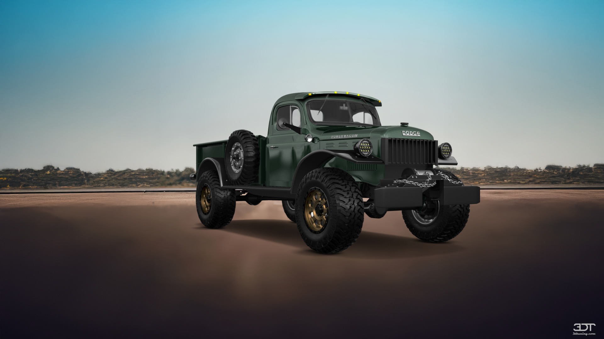 Dodge Power Wagon 2 Door pickup truck 1947 tuning