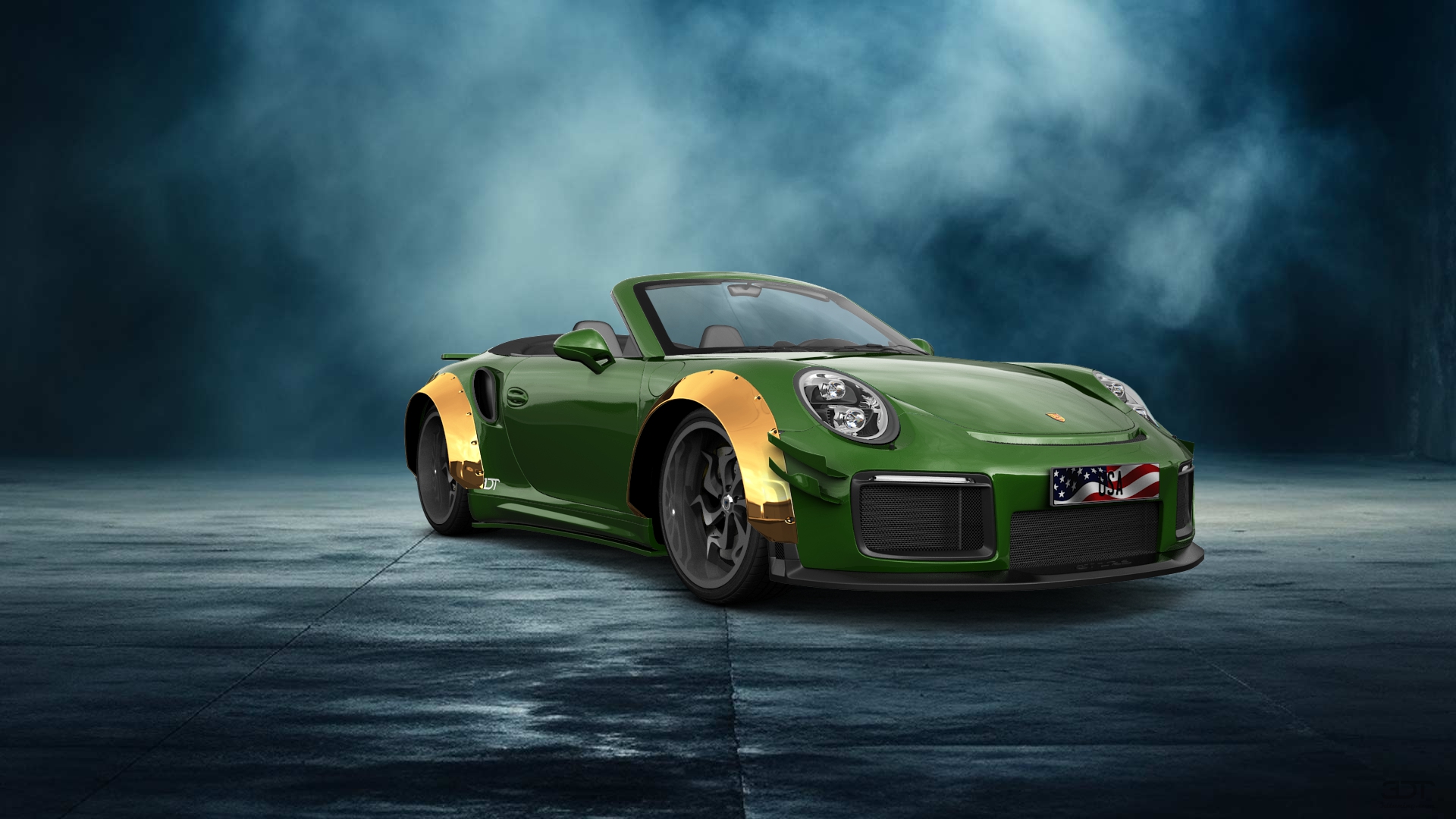 Porsche 911 Turbo S 2 Door Convertible 2014 tuning