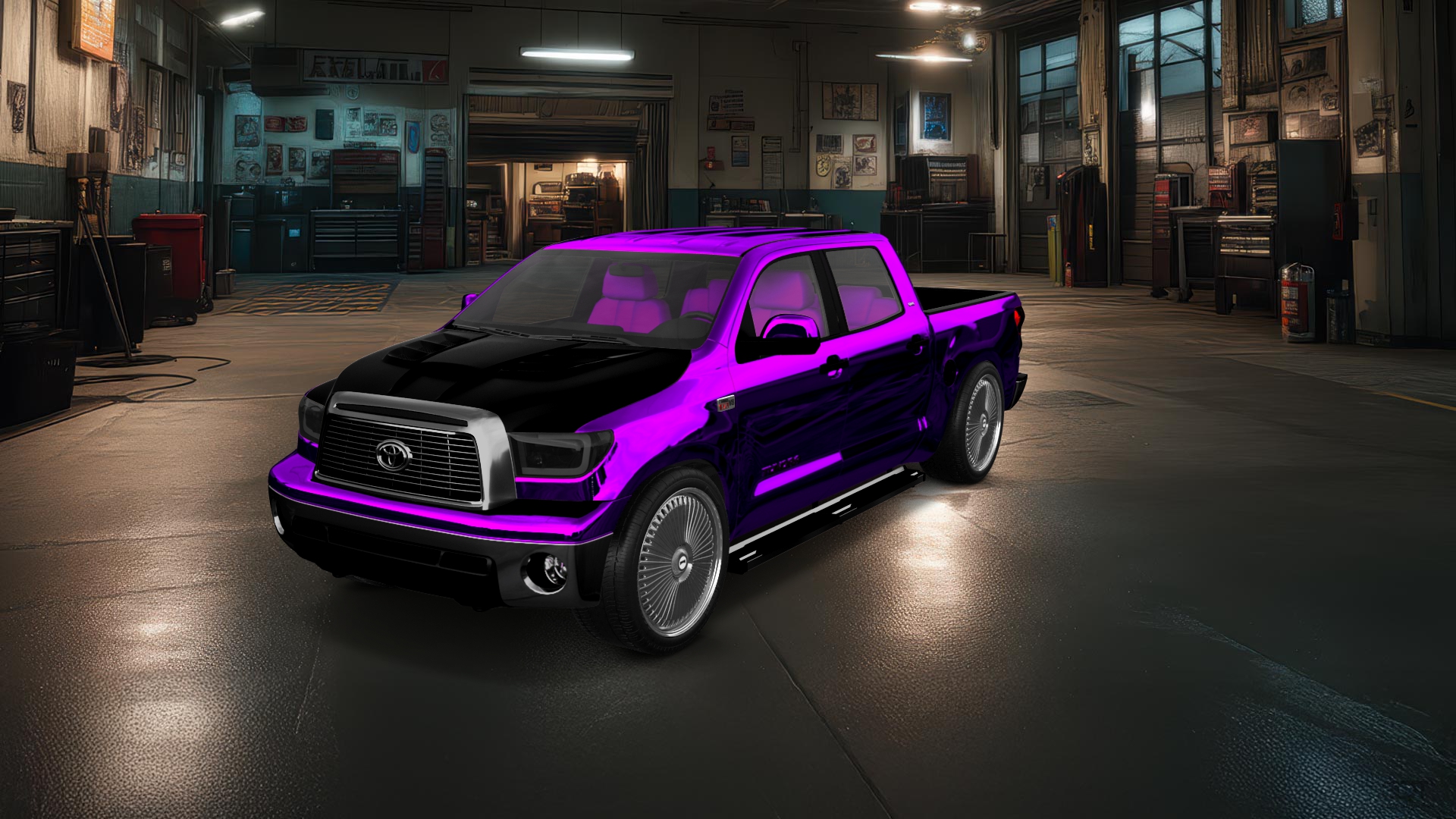 Toyota Tundra 5.5 ft box 4 Door pickup truck 2007 tuning