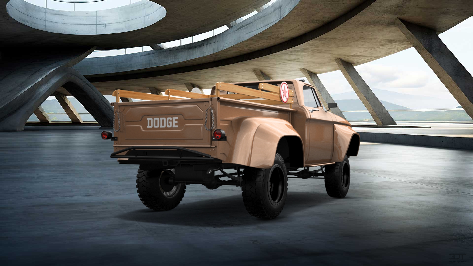 Dodge D-100 Stepside 2 Door pickup truck 1961 tuning