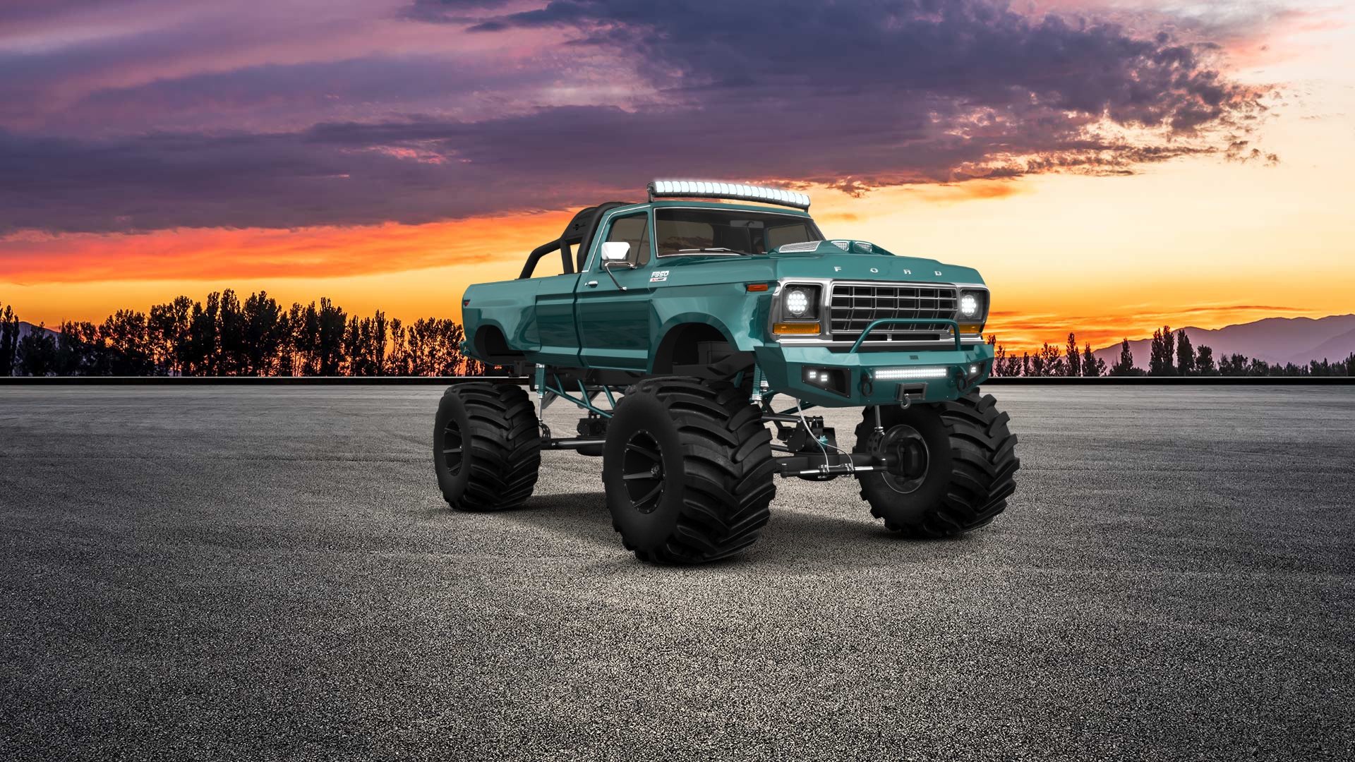 Ford F-350 Dually Regular Cab 2 Door pickup truck 1978 tuning