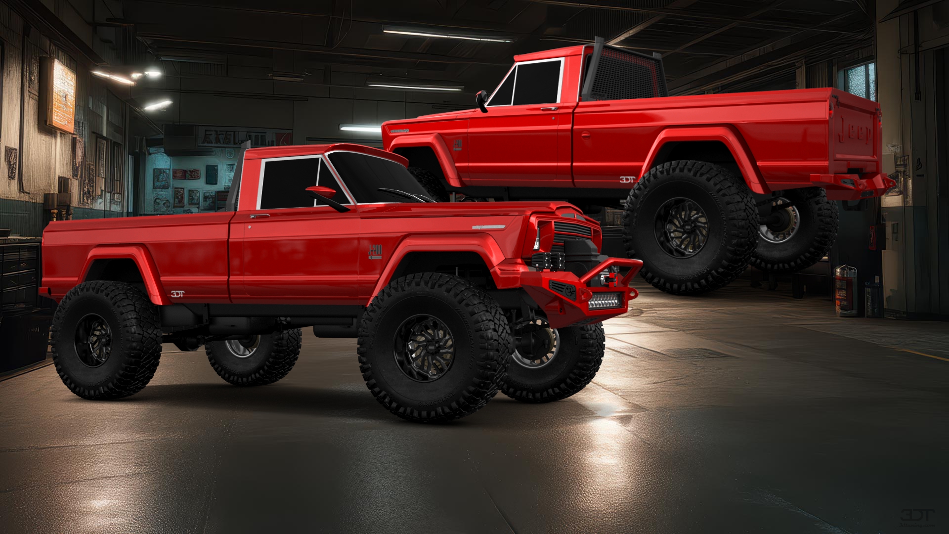 Jeep Gladiator SJ 2 Door pickup truck 1988 tuning