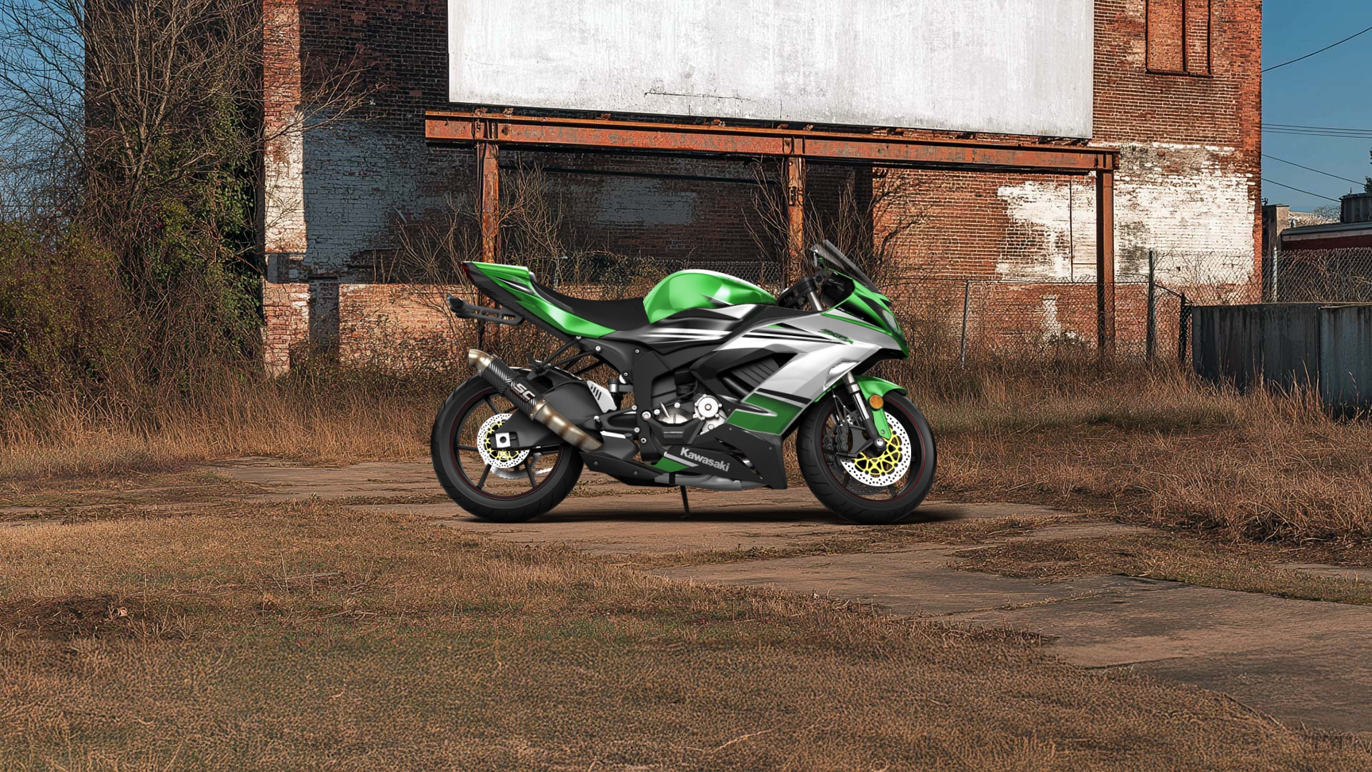 Kawasaki Ninja ZX 6R Sport Bike 2015