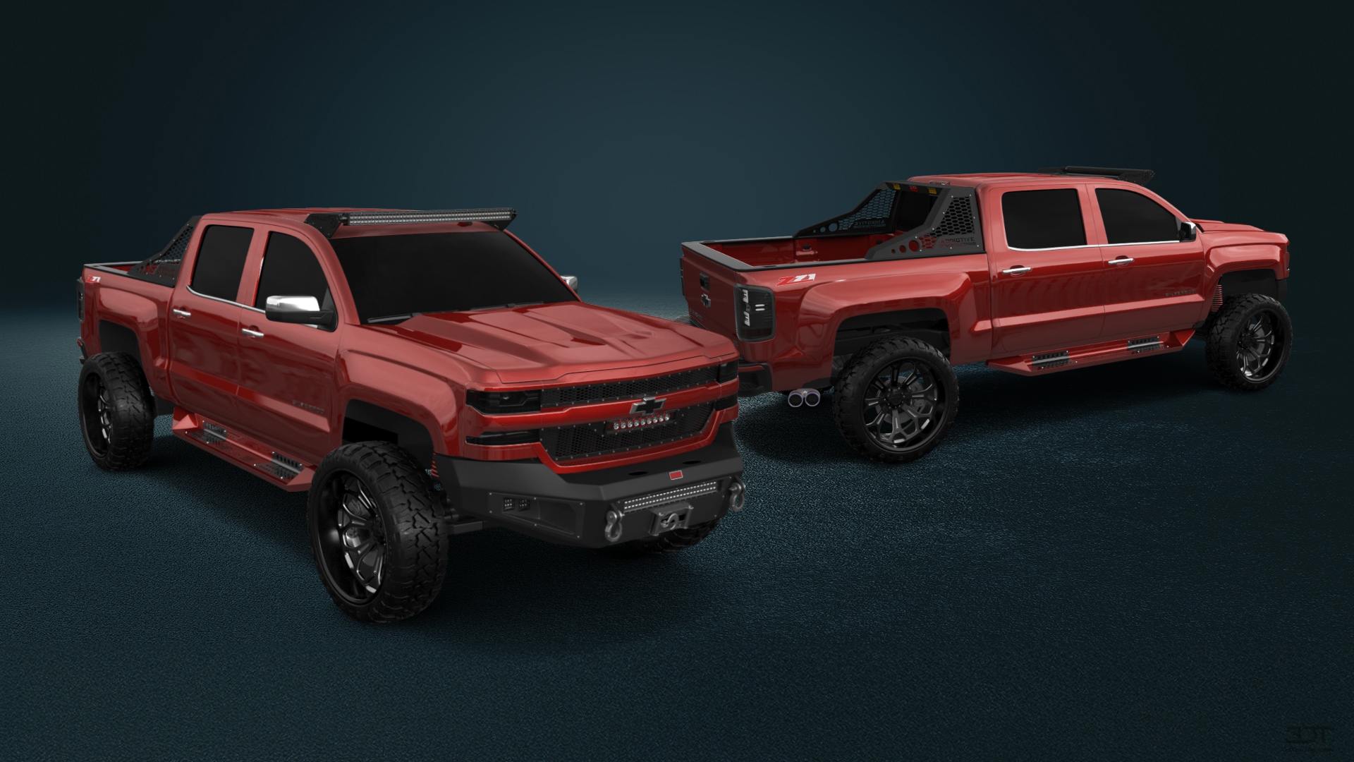 Chevrolet Silverado 1500 4 Door pickup truck 2016 tuning