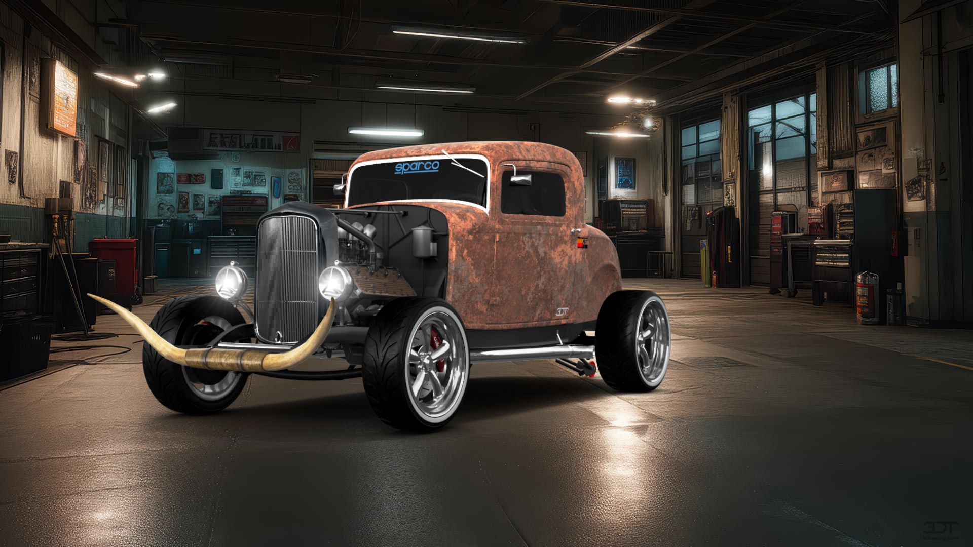 Ford Model B Deluxe 2 Door Coupe 1932 tuning