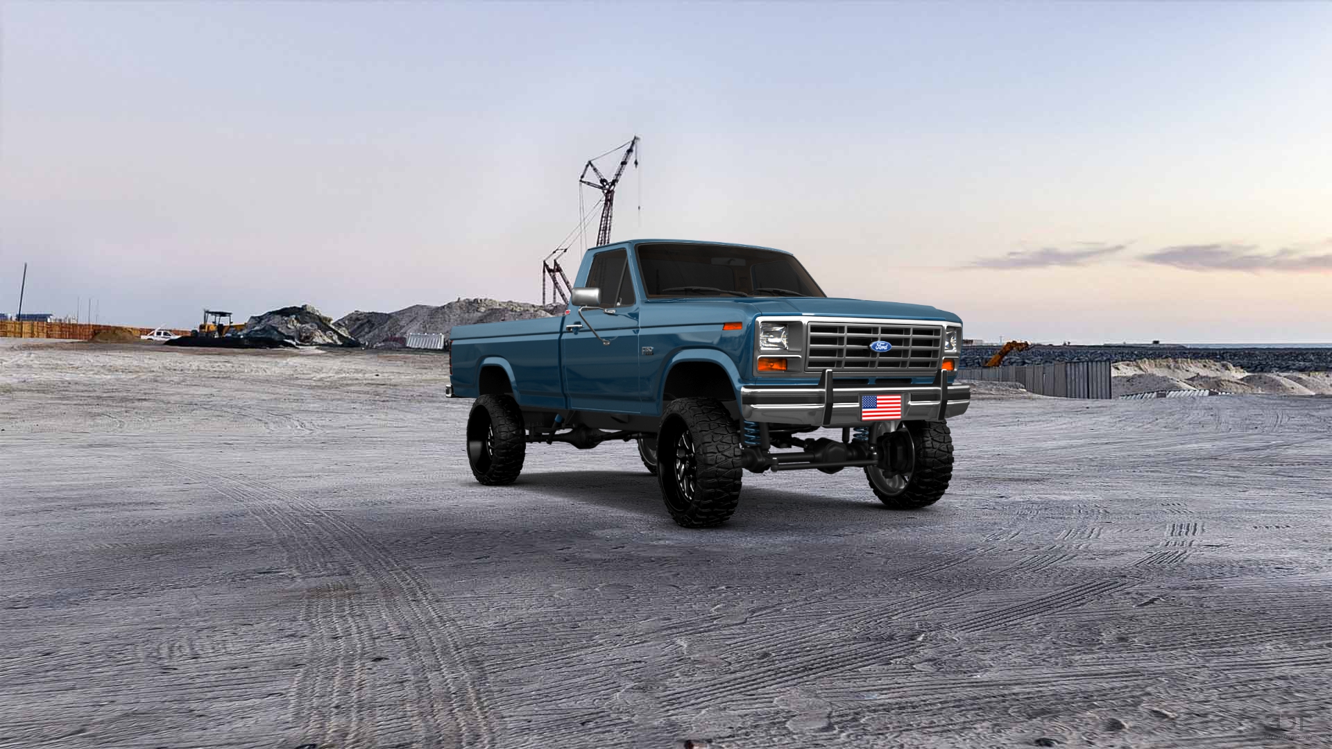 Ford F-150 2 Door pickup truck 1986 tuning