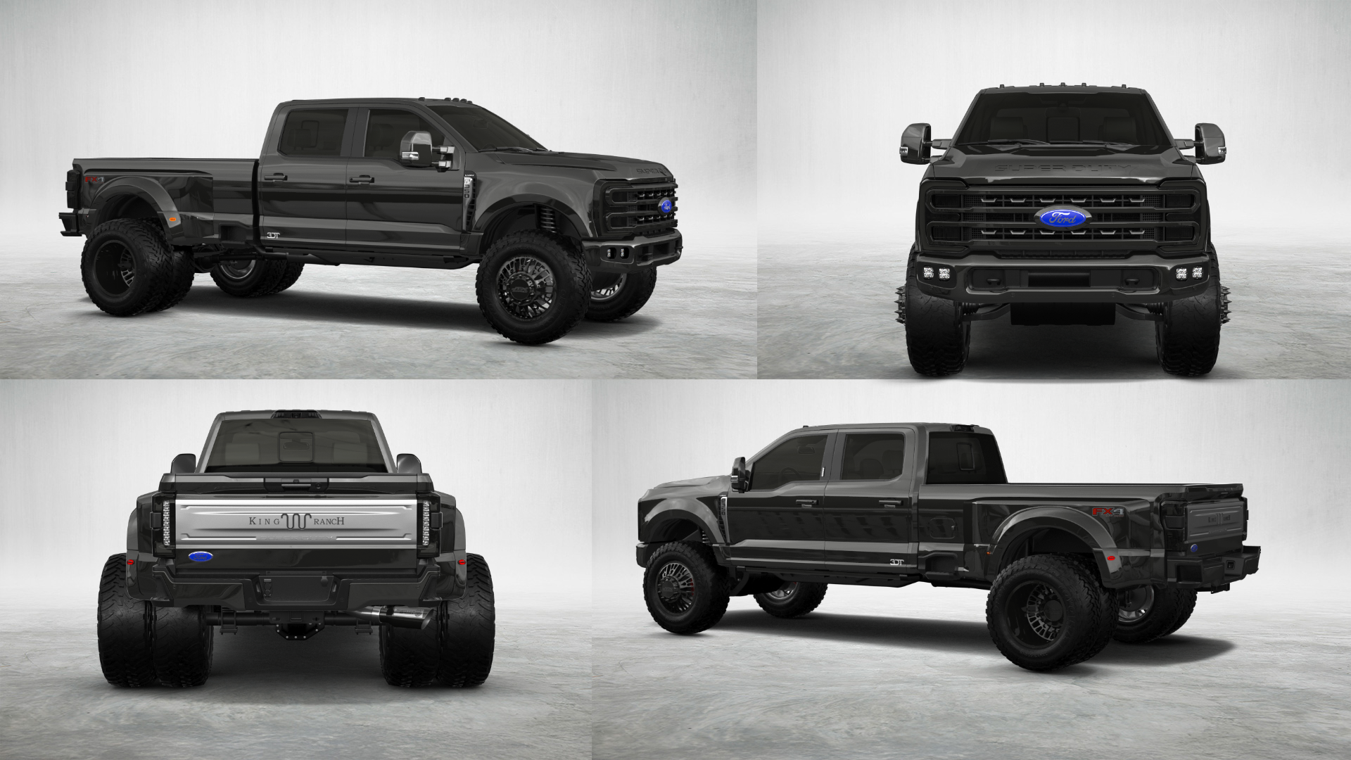 Ford F-350 DRW Crew Cab 4 Door pickup truck 2023 tuning