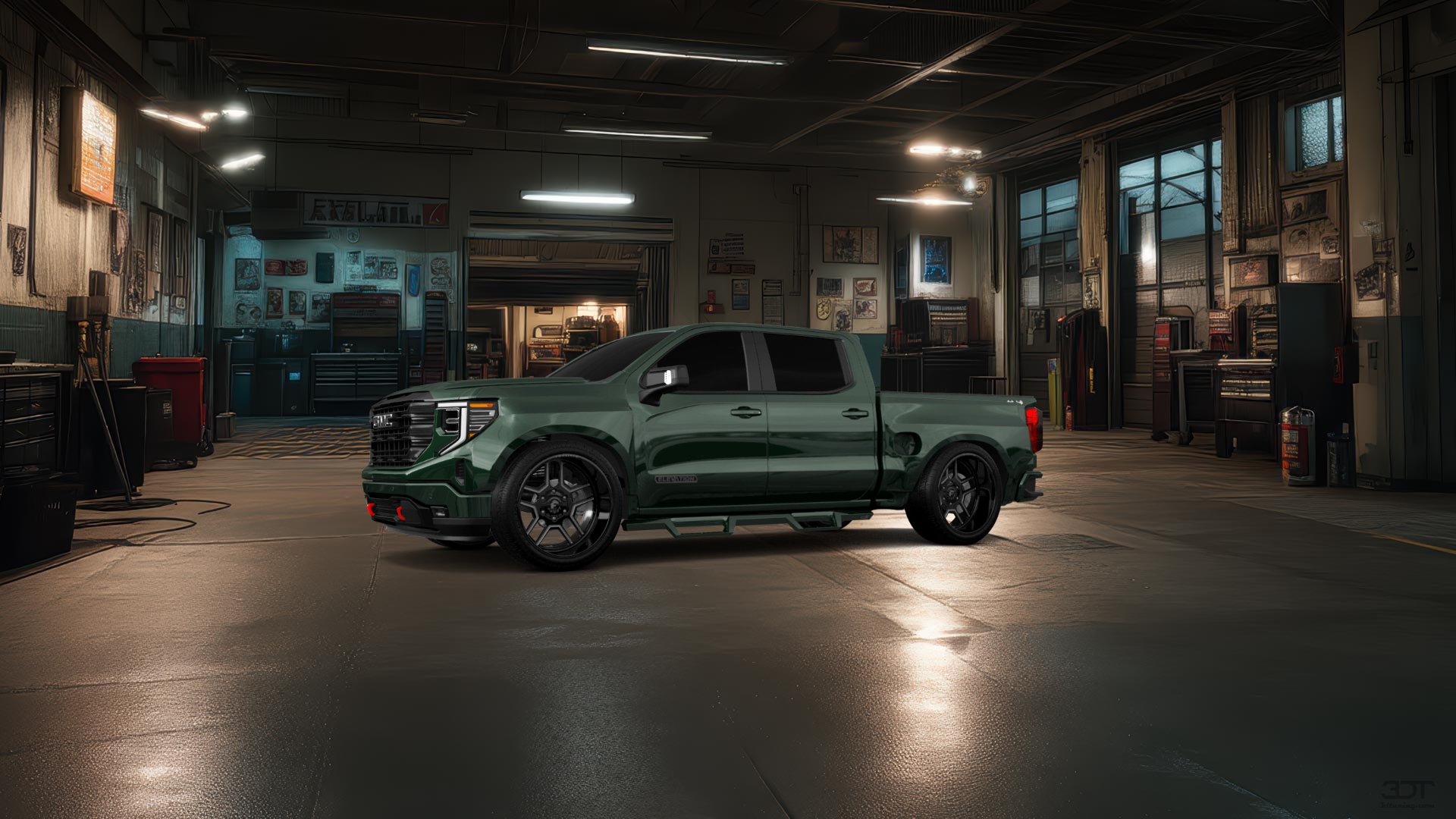 GMC Sierra 1500 Crew Cab 5.8 ft box 4 Door pickup truck 2023 tuning