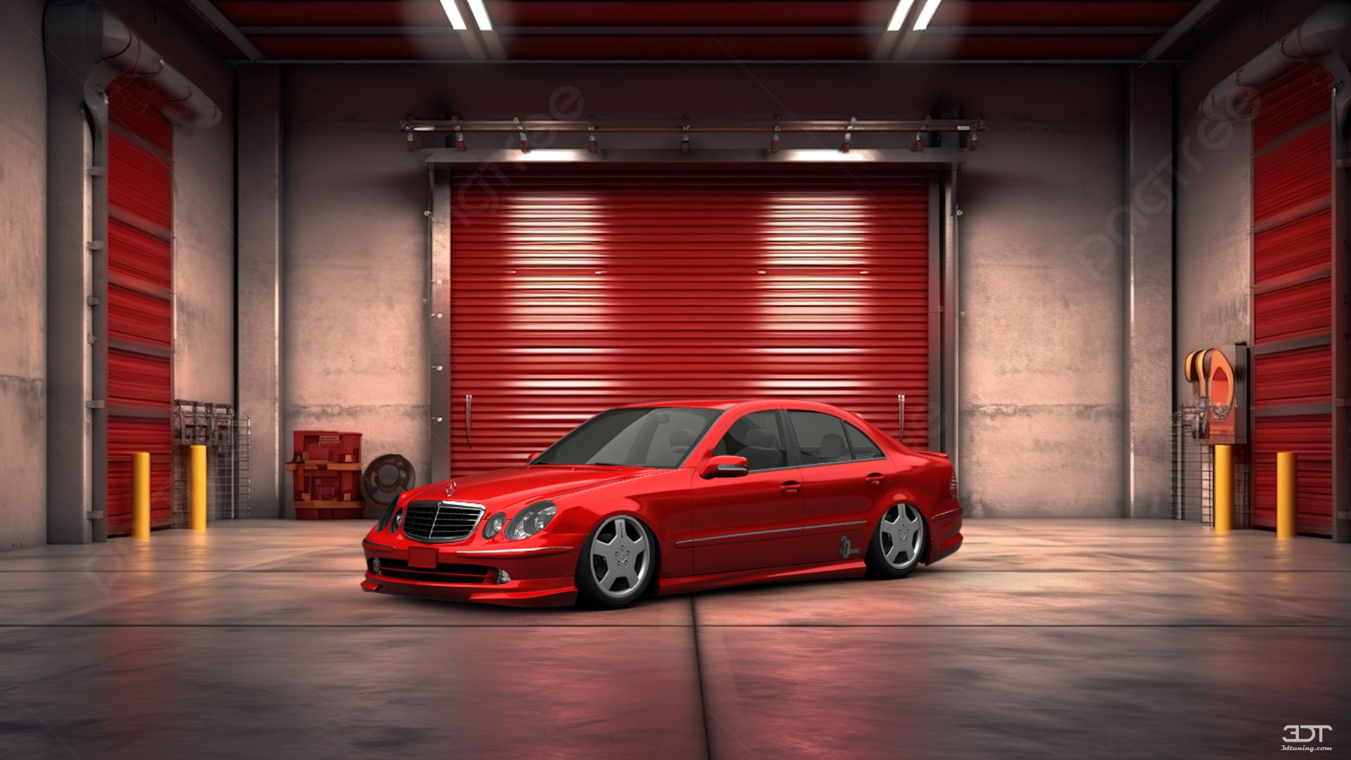 Tuning Mercedes E class Sedan 2003