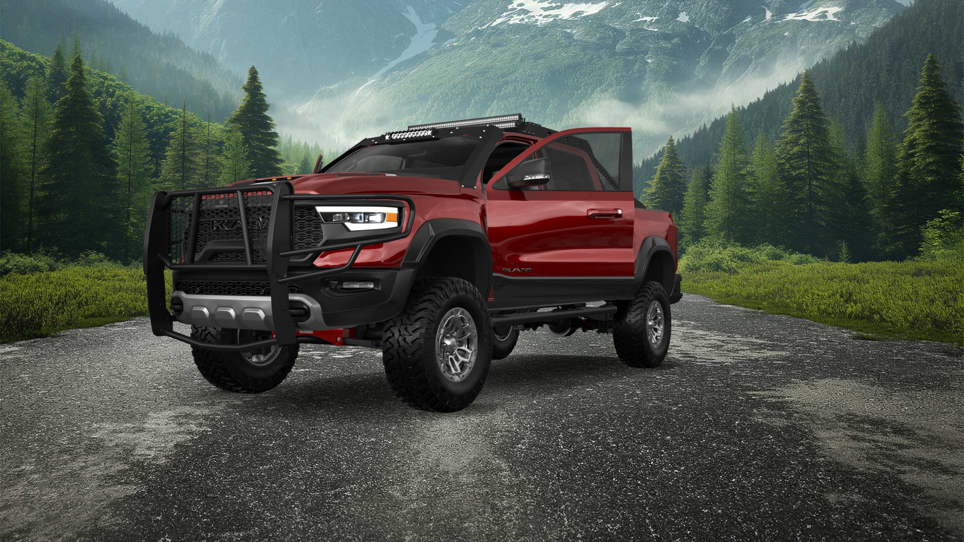 Dodge Ram 1500 TRX 4 Door pickup truck 2021 tuning