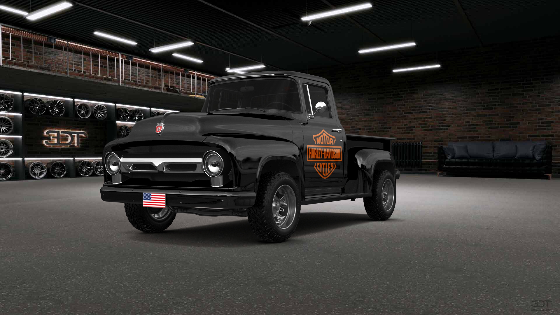 Ford F-100 2 Door truck 1956 tuning