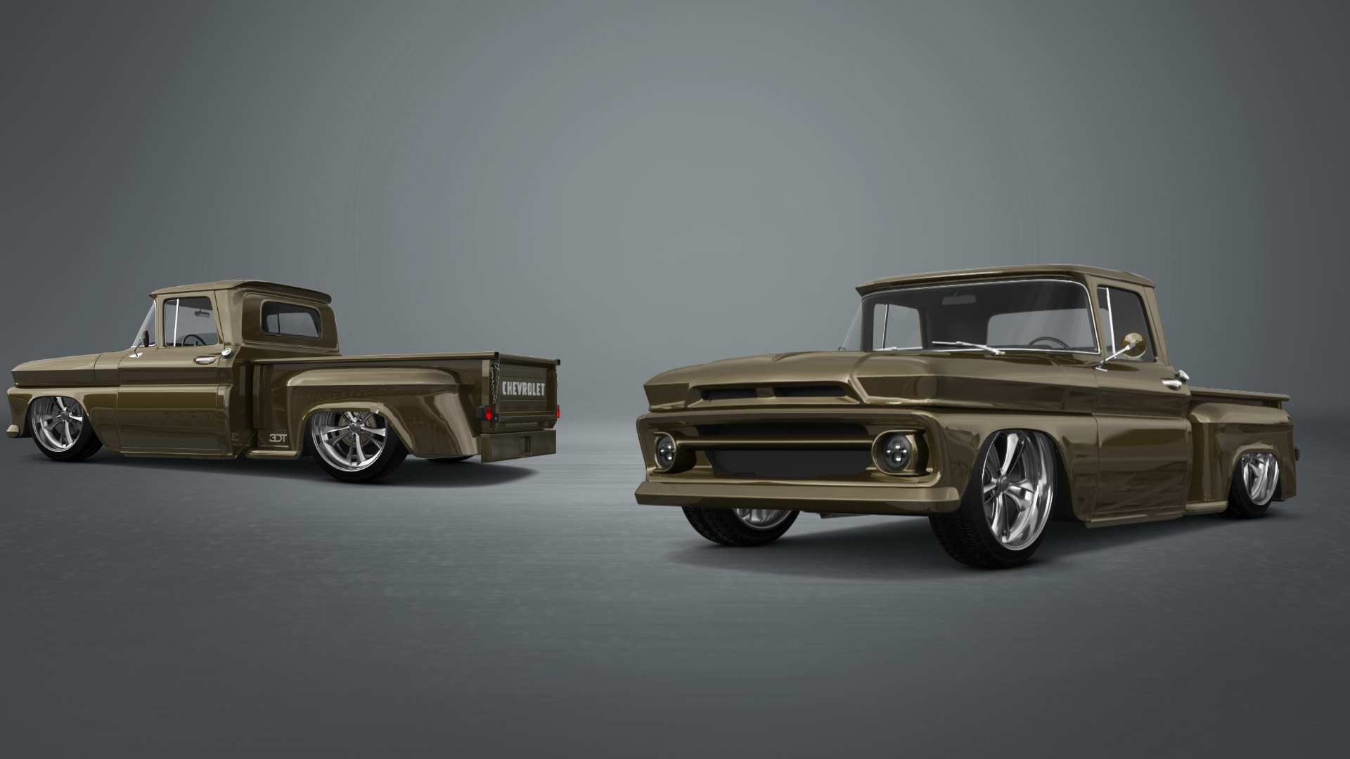 Chevrolet C-10 Stepside 2 Door pickup truck 1963 tuning