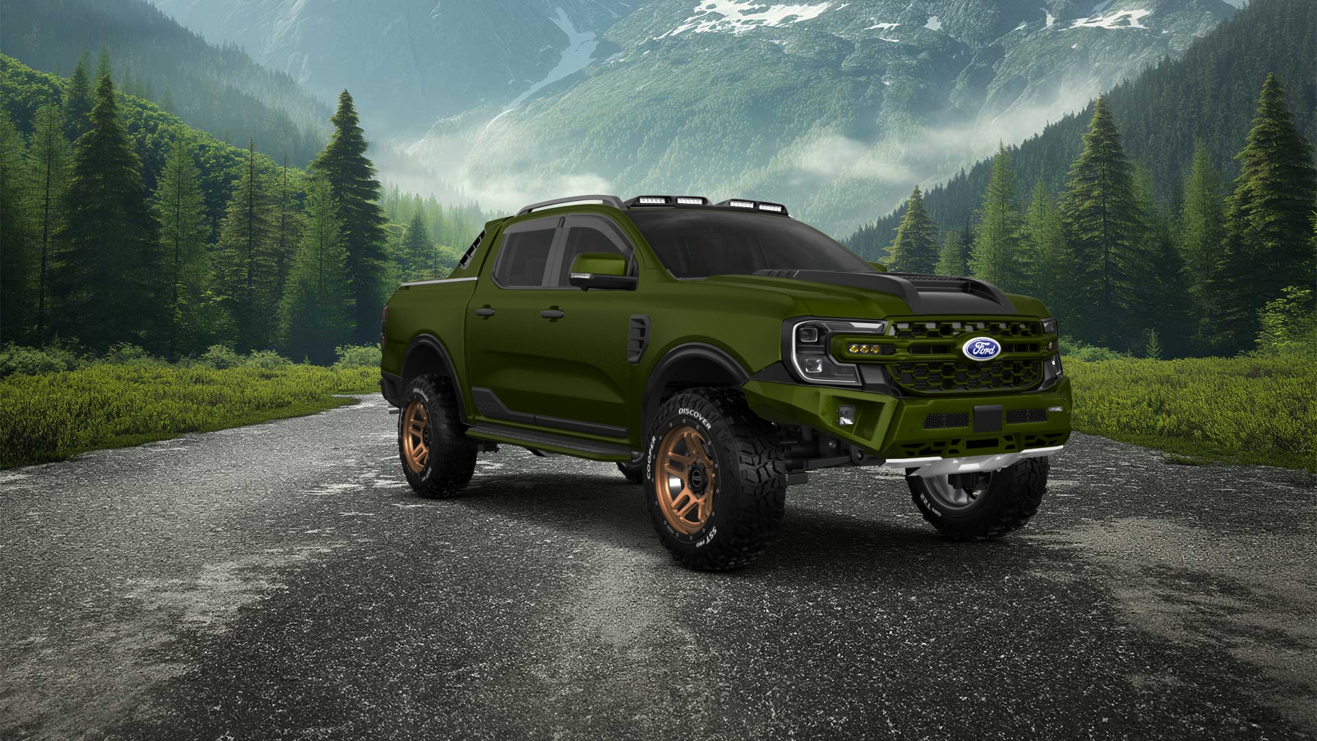 Ford Ranger 4 Door pickup truck 2022