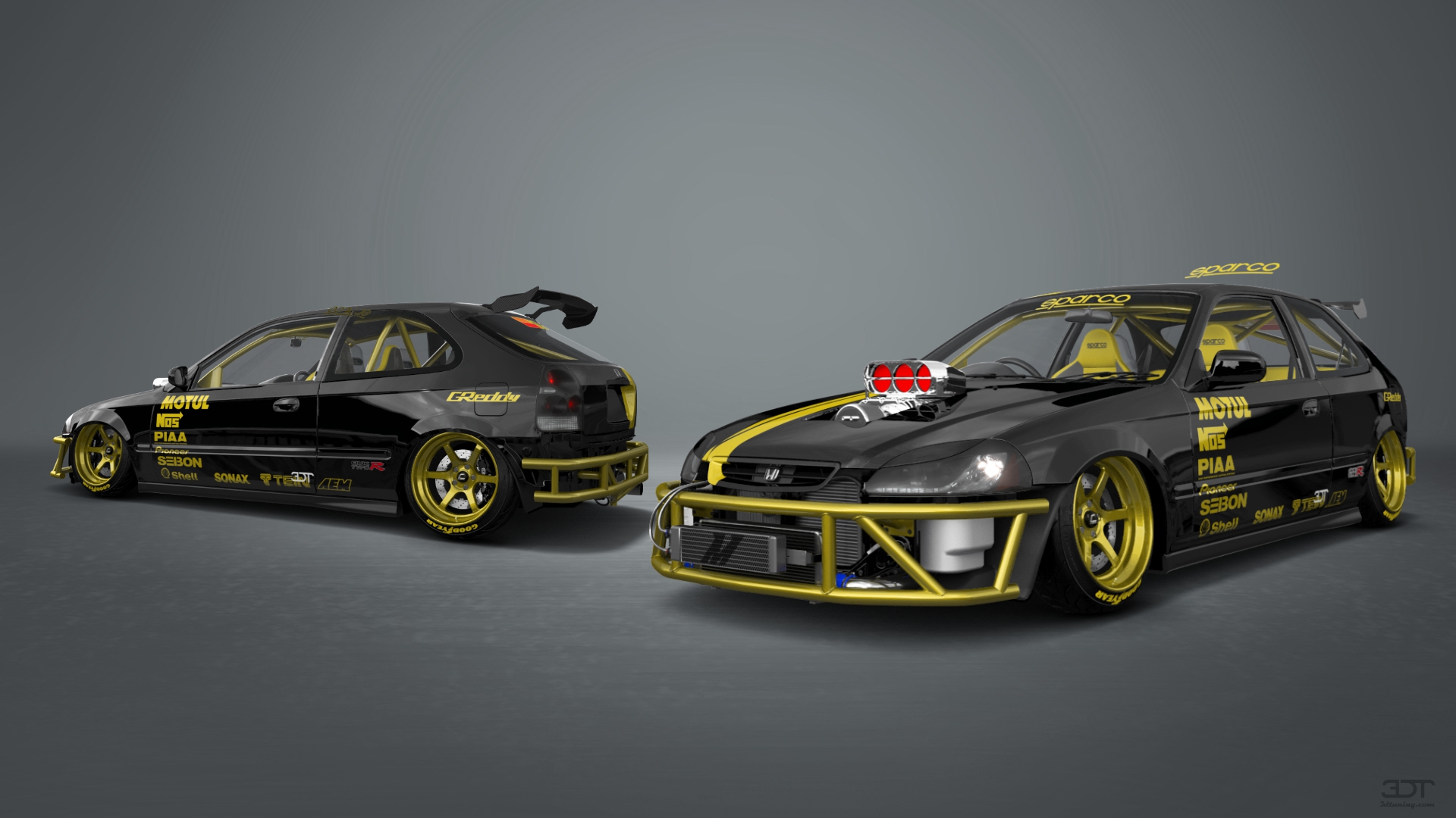 Honda Civic 3 Door Hatchback 1997 tuning