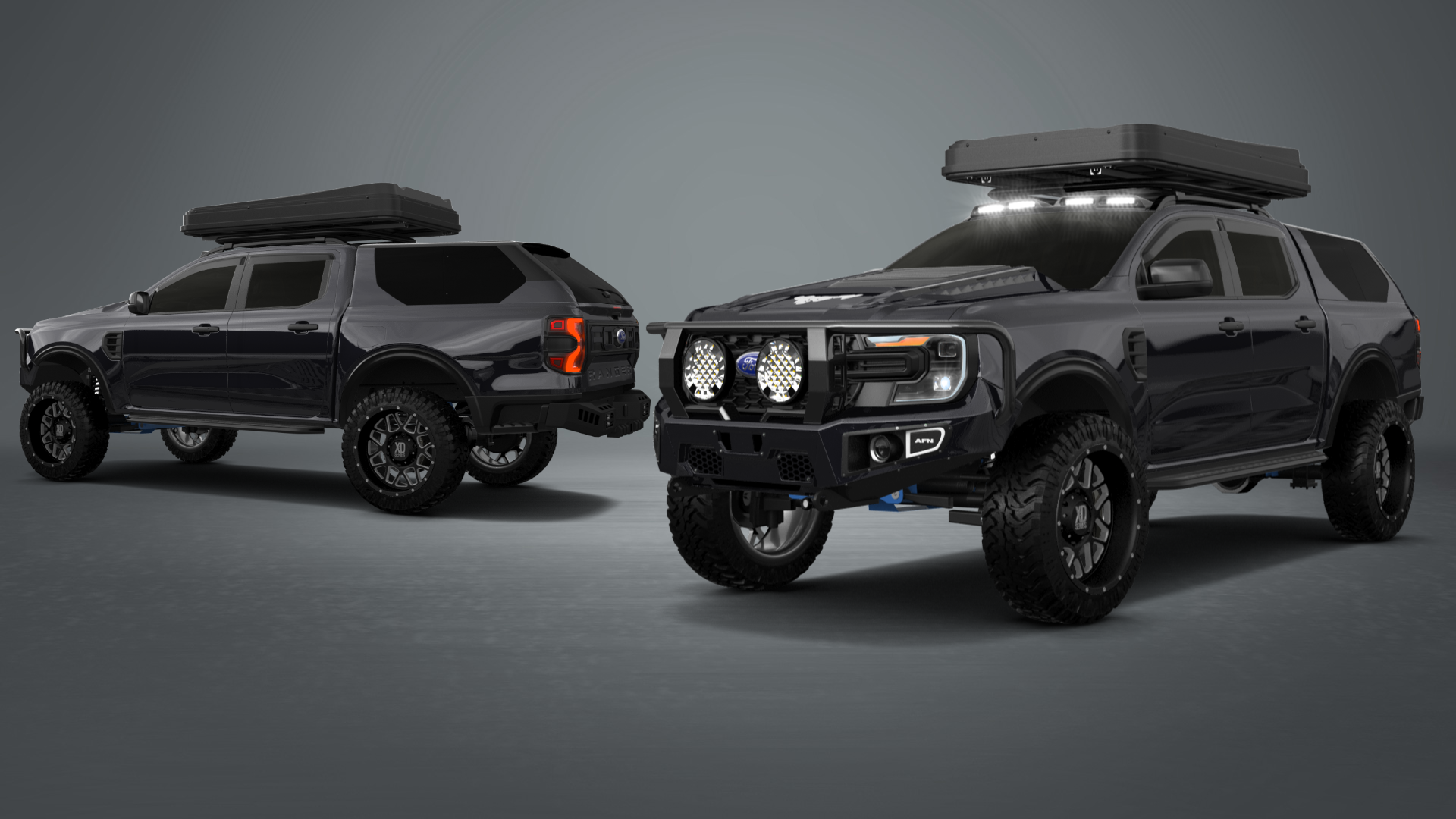 Ford Ranger 4 Door pickup truck 2022 tuning