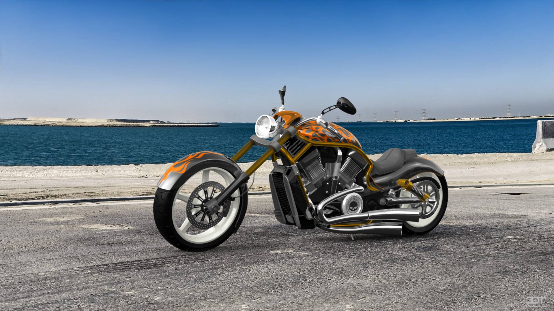 Harley-Davidson Custom Chopper Cruiser 2011 tuning