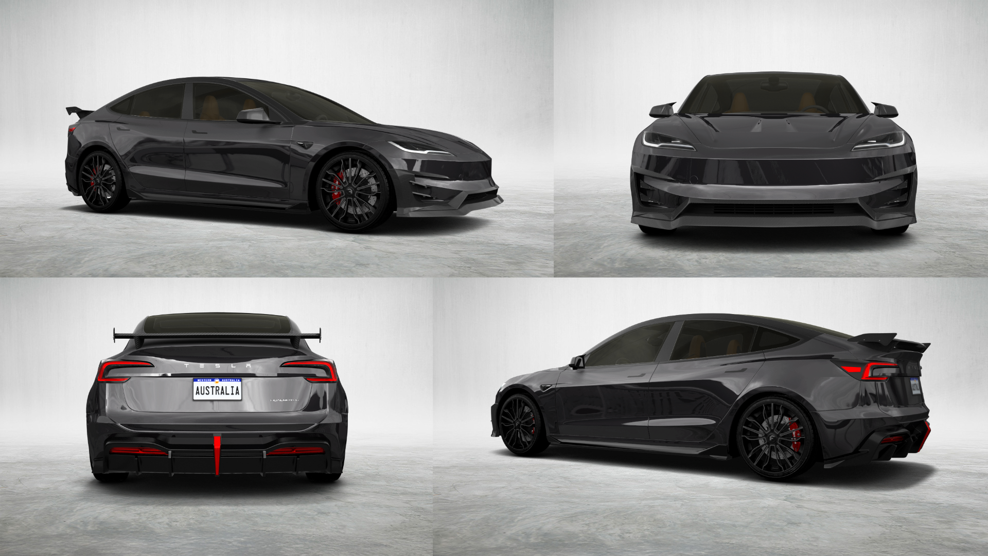 Tuning Tesla Model 3 4 Door Saloon 2023
